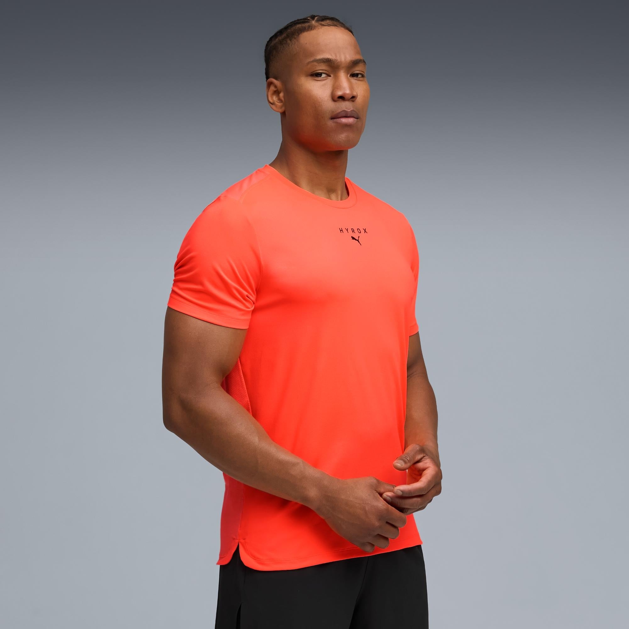 Mens PUMA x HYROX CLOUDSPUN THERMOADAPT TEE - Red - S | HYROX Shop