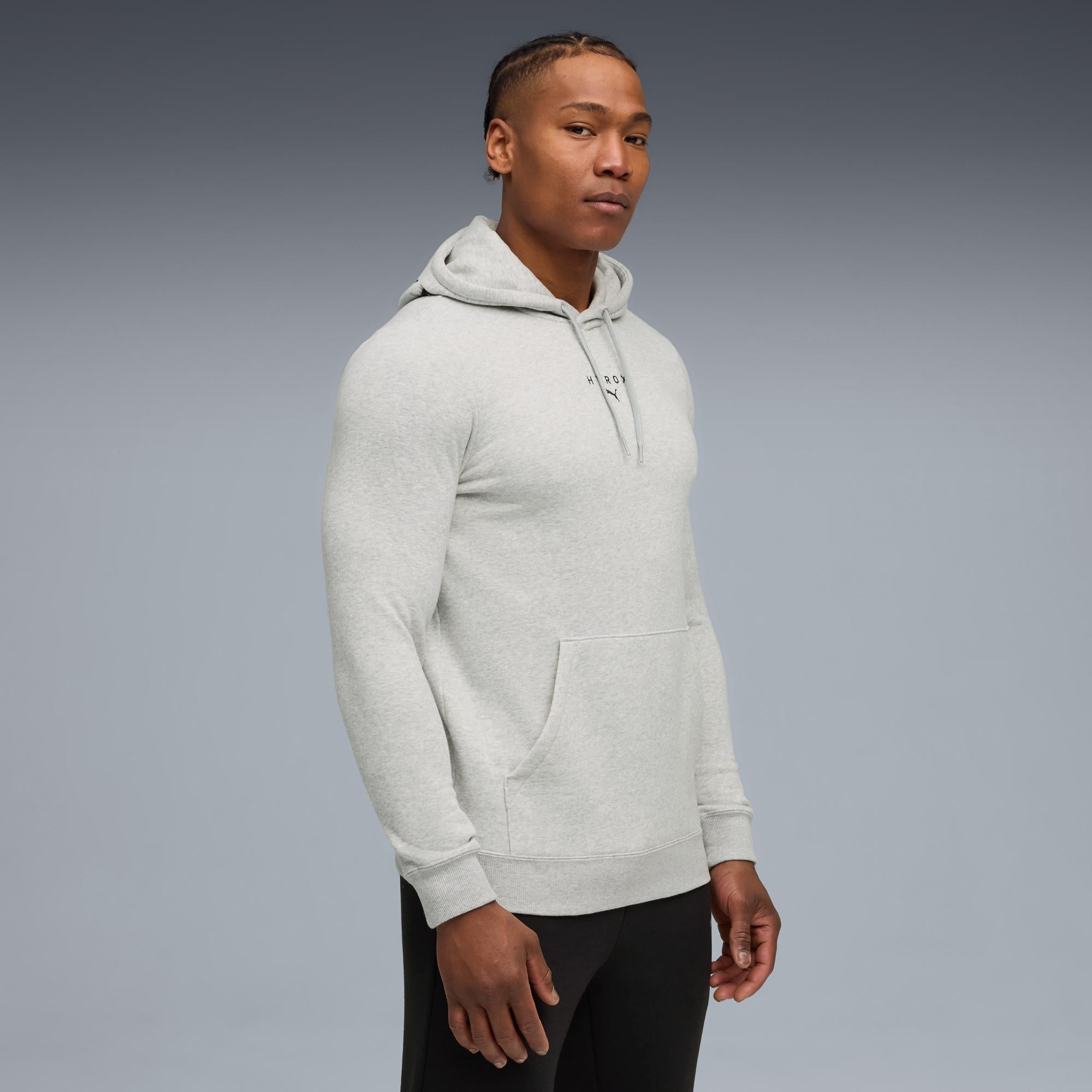 Womens PUMA x HYROX HEAVYWEIGHT HOODIE - Grey - L | HYROX Shop