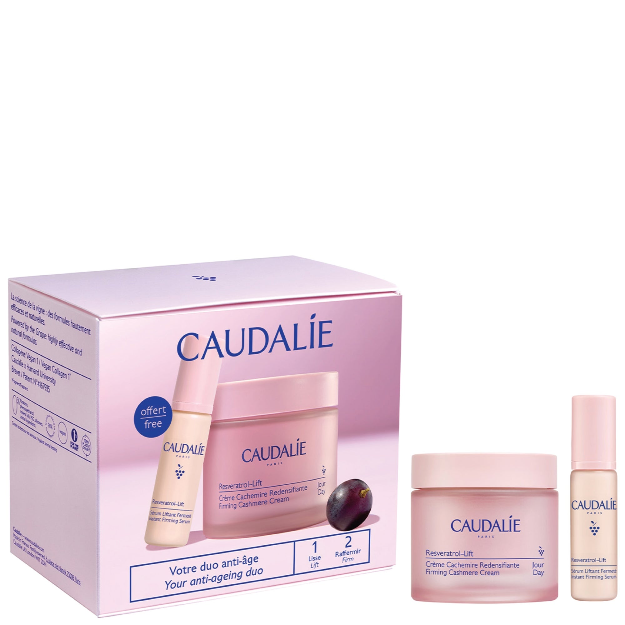 Caudalie Resveratrol-Lift Duo Kit (Worth £66) | Cult Beauty