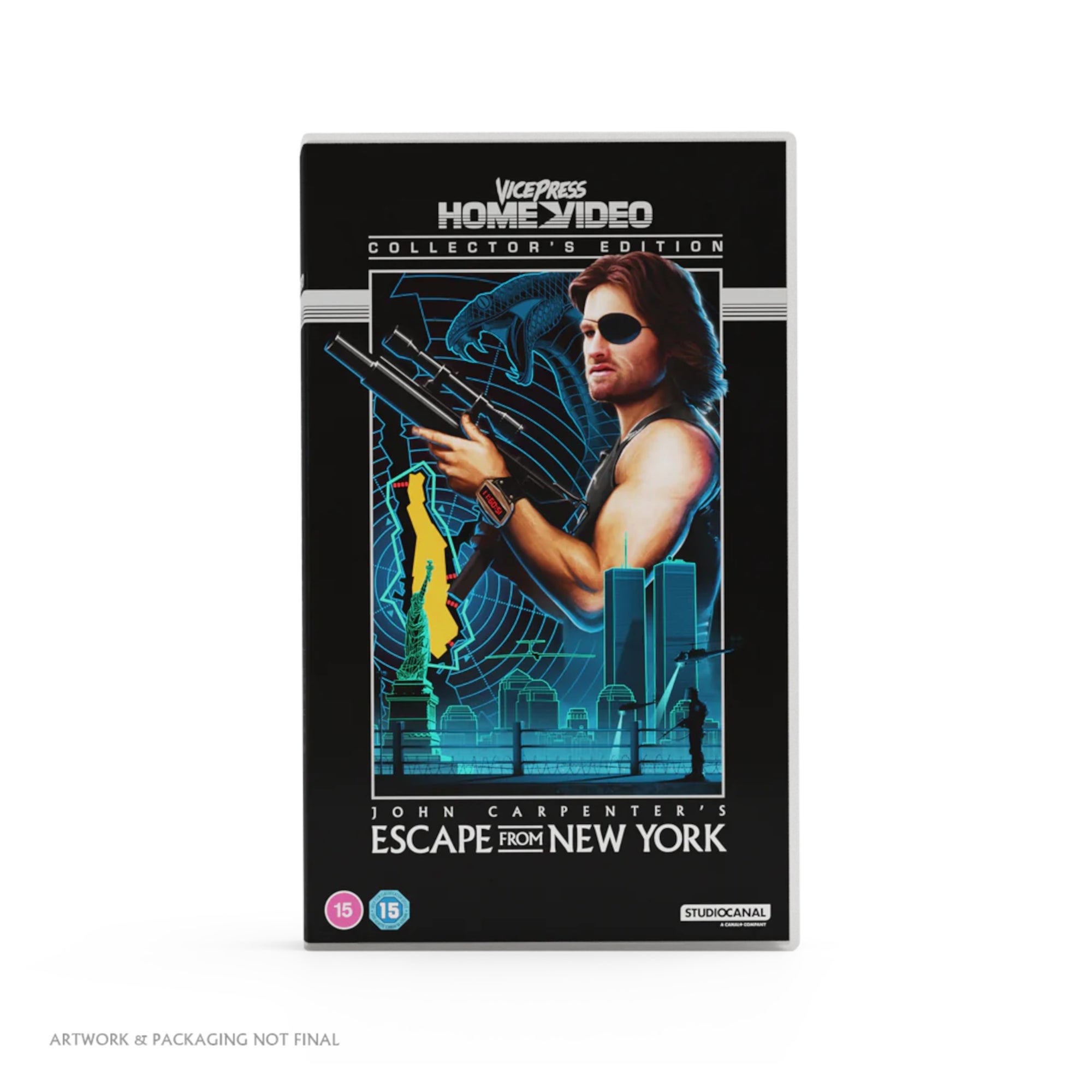 Escape From New York Limited Slipcase Edition VHS (Limited to 1000