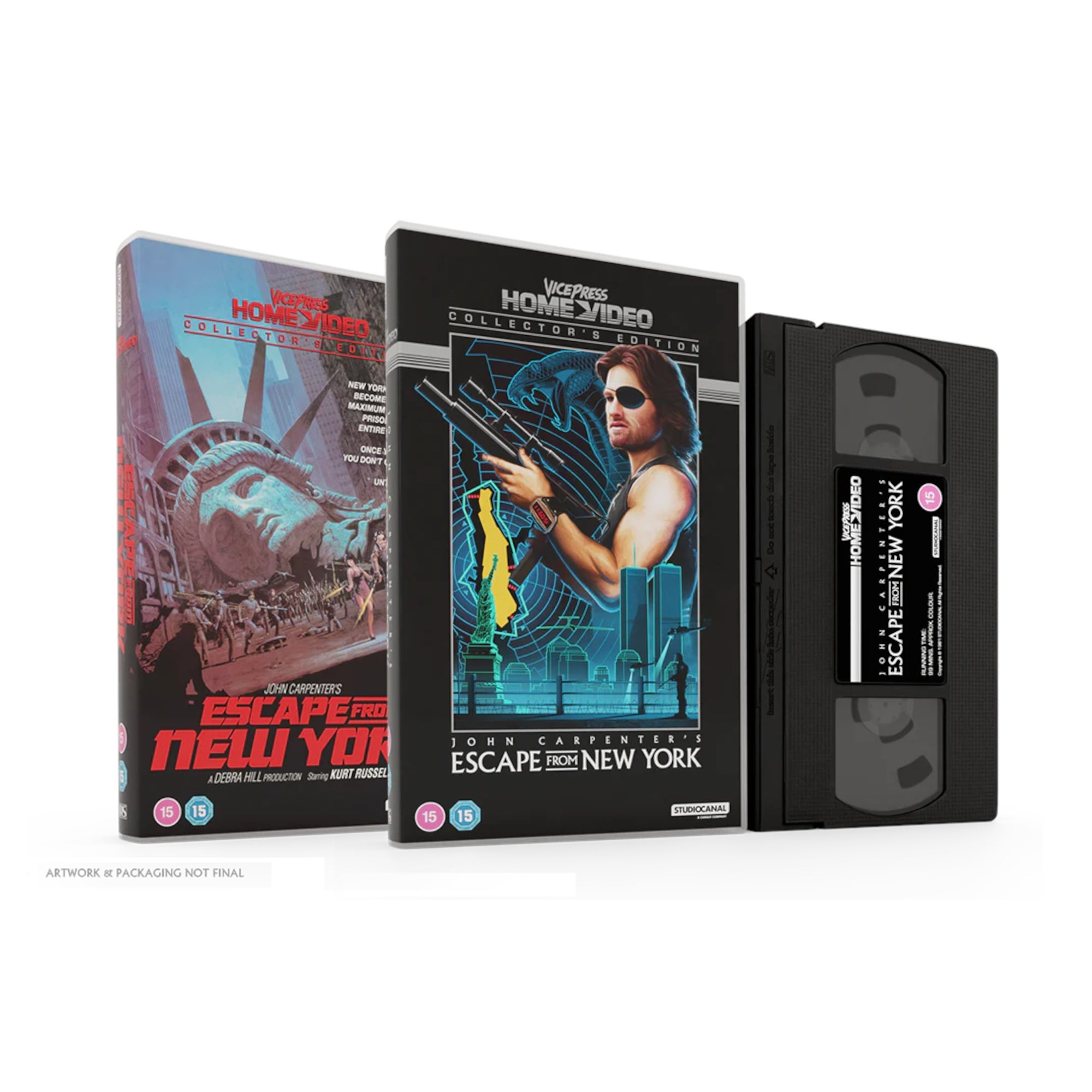Escape From New York Limited Slipcase Edition VHS (Limited to 1000