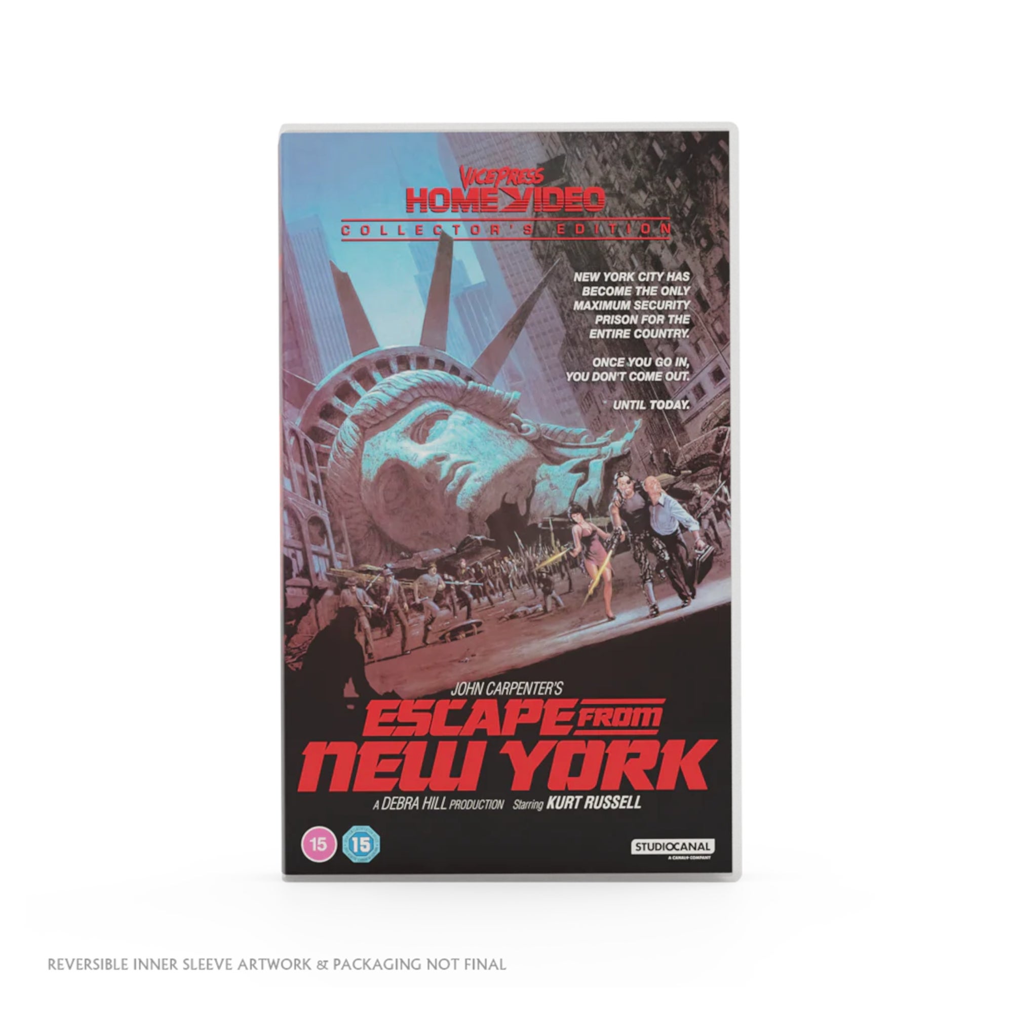 Escape From New York Limited Slipcase Edition VHS (Limited to 1000