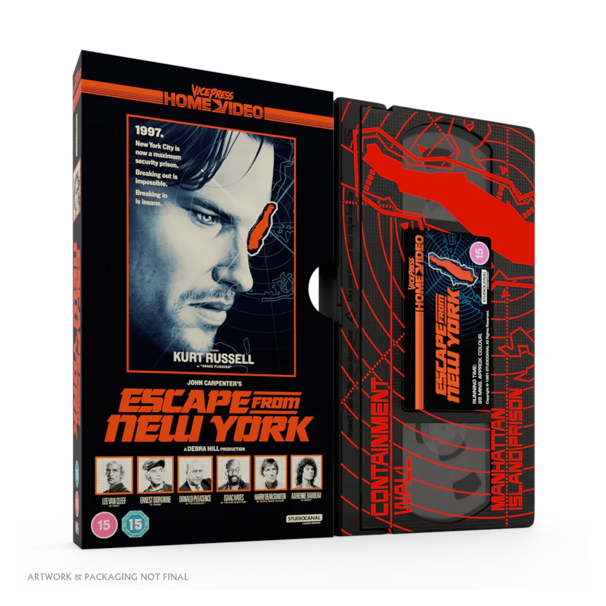Escape From New York Limited Slipcase Edition VHS (Limited to 1000