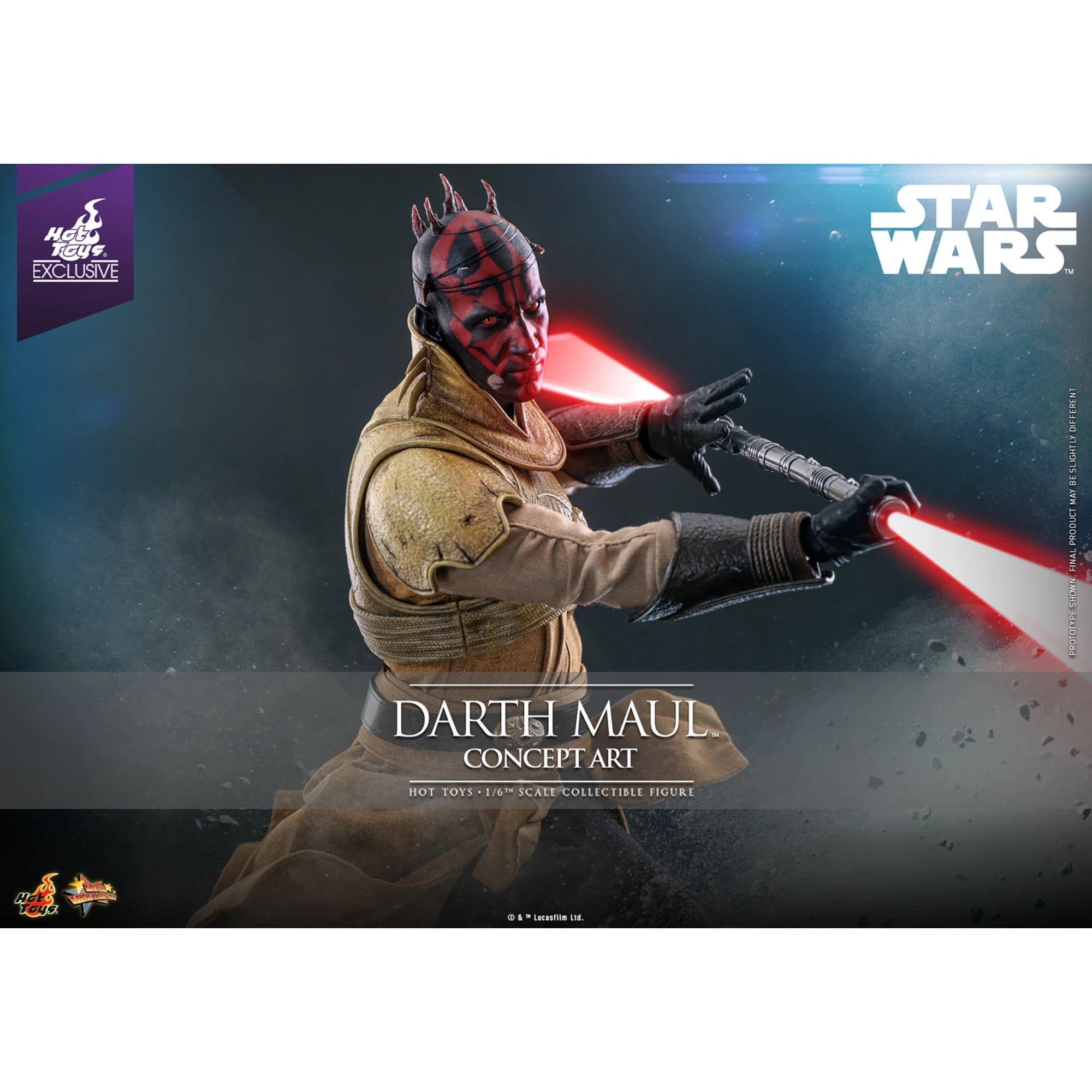 Hot Toys Star Wars The Clone Wars Darth Maul (Concept Art) 1/6th