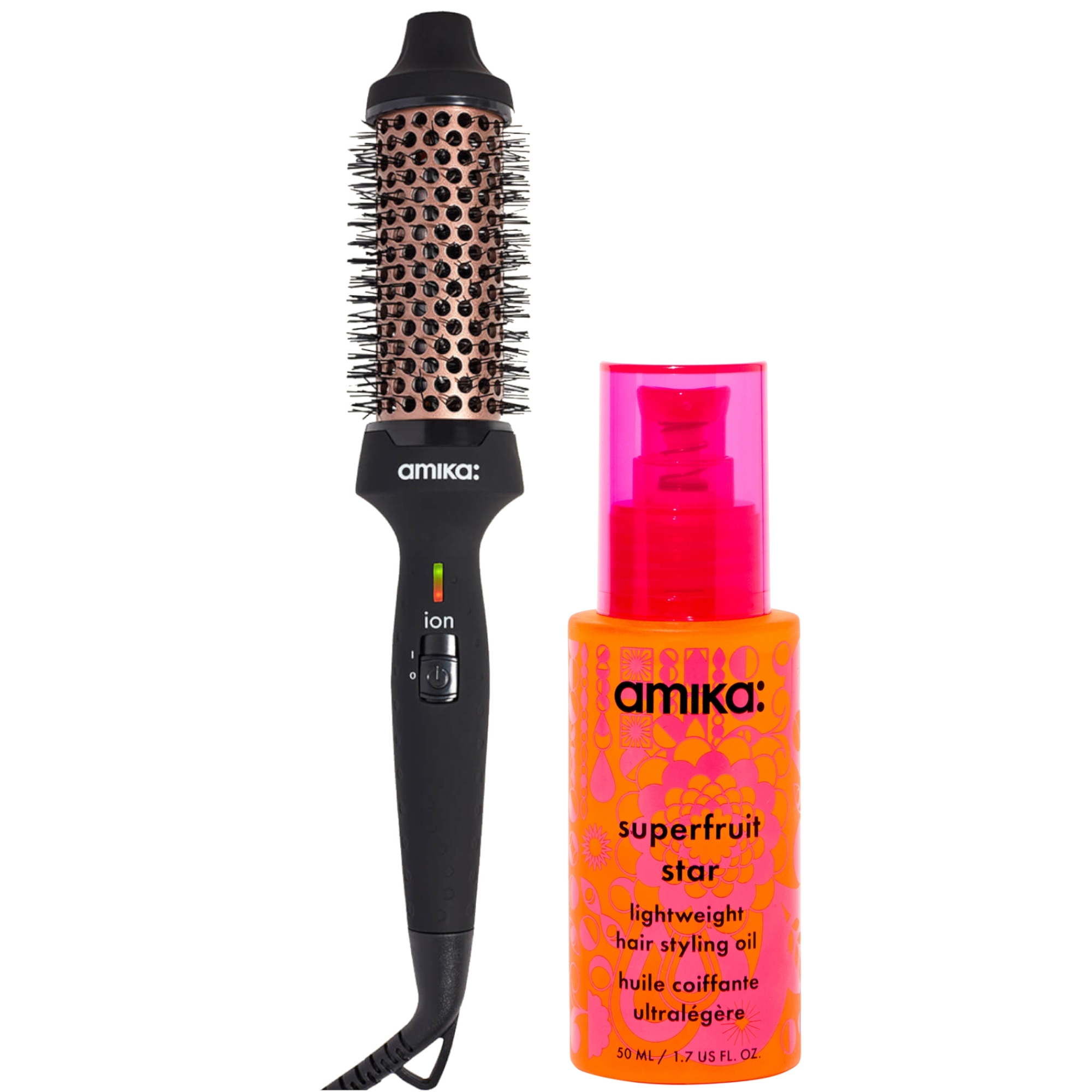 cult Amika Blowout Babe and Superfruit Star