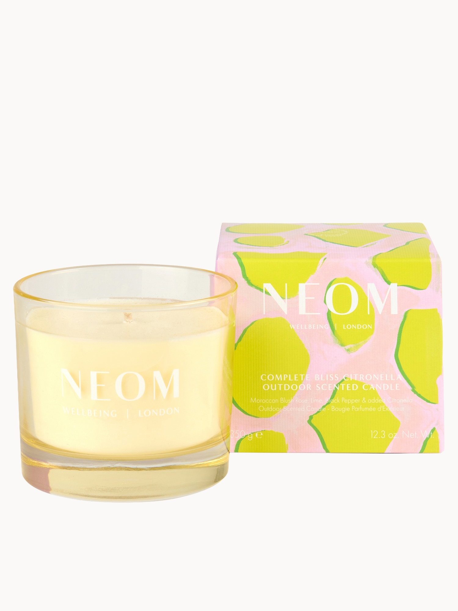 NEOM: NEOM Wellbeing Complete Bliss Citronella Outdoor Candle 350g
