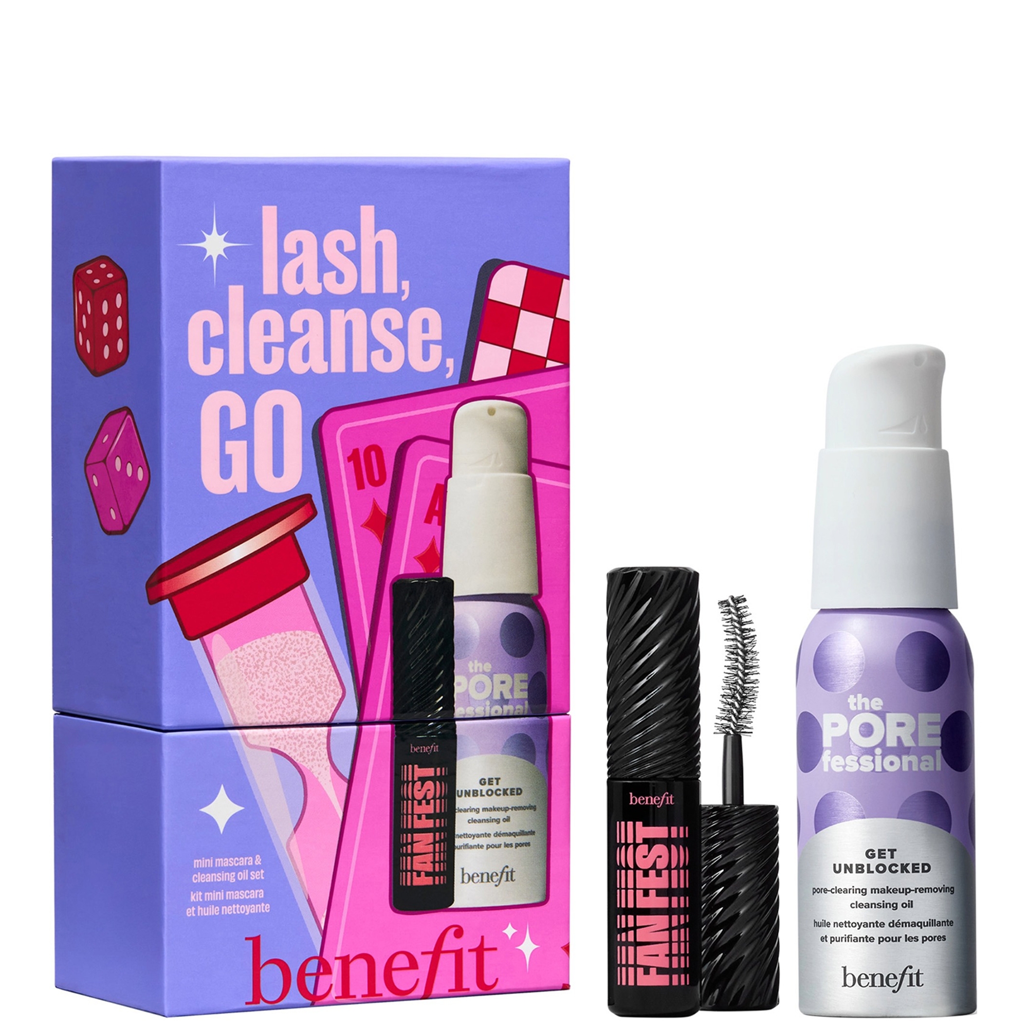 benefit Lash Cleanse Go Mascara and Oil Cleanser Stocking Filler (Worth £31) | LOOKFANTASTIC