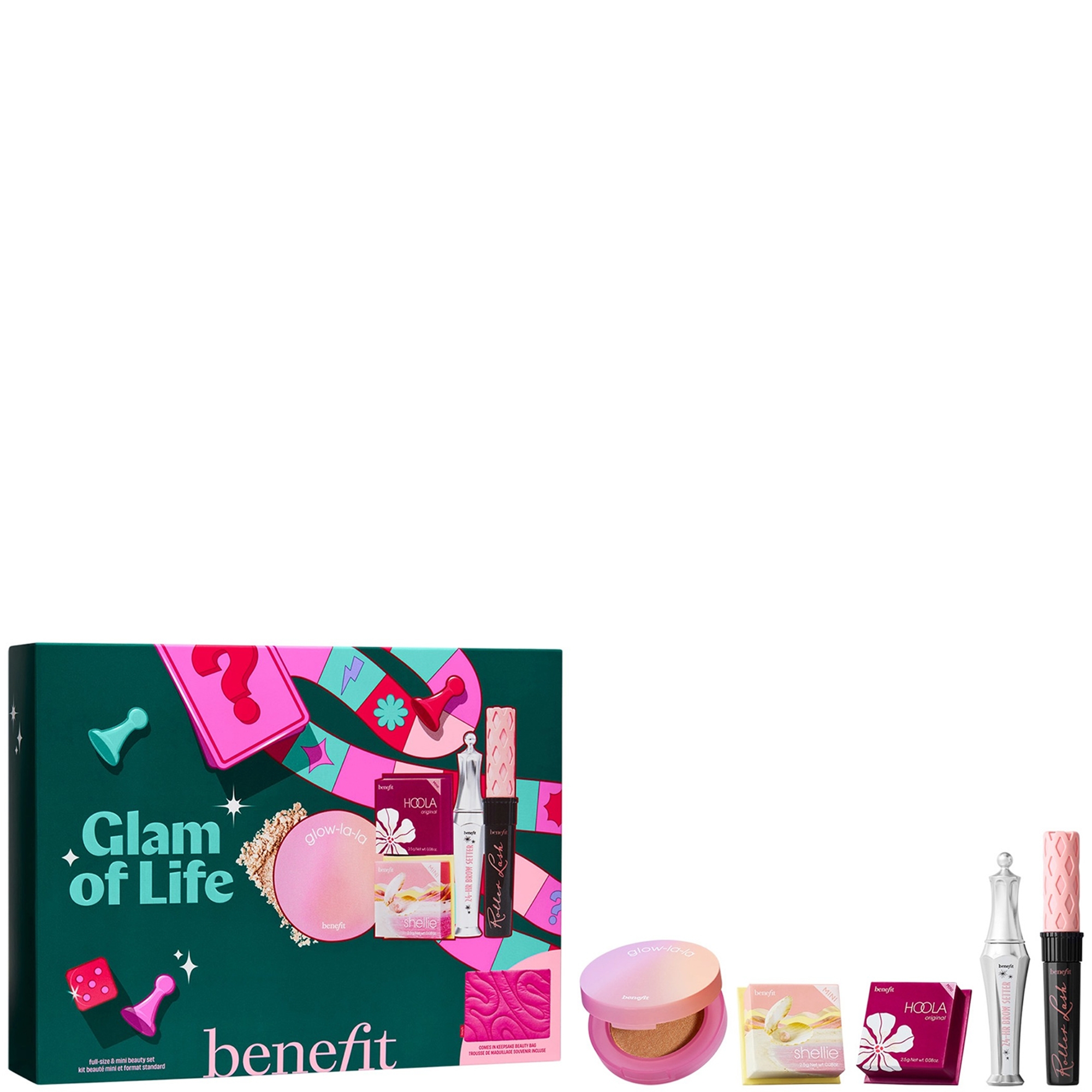 新品　benefit メイクアップセット benefit Glam of Life Mascara, Brow and Cheek 5-piece Makeup Gift