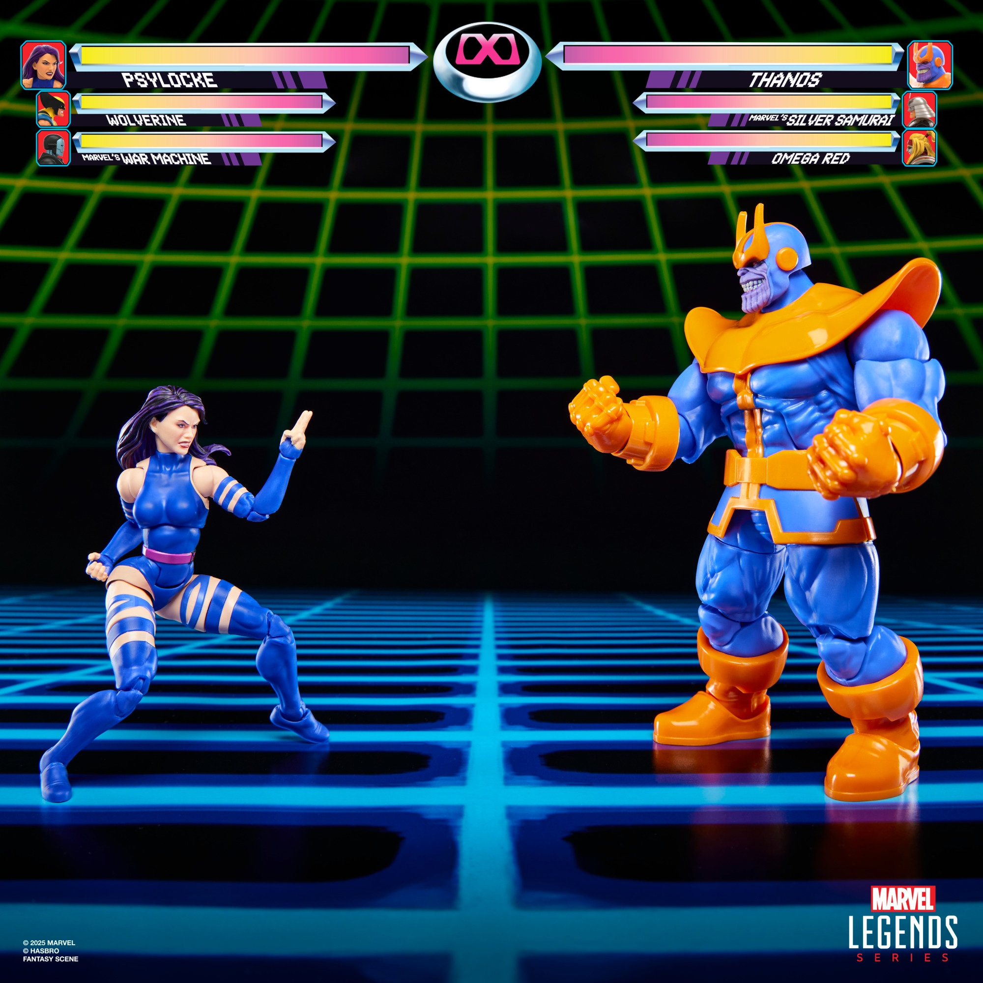 Hasbro Marvel Legends Series Gamerverse Psylocke vs. Thanos 6-Inch