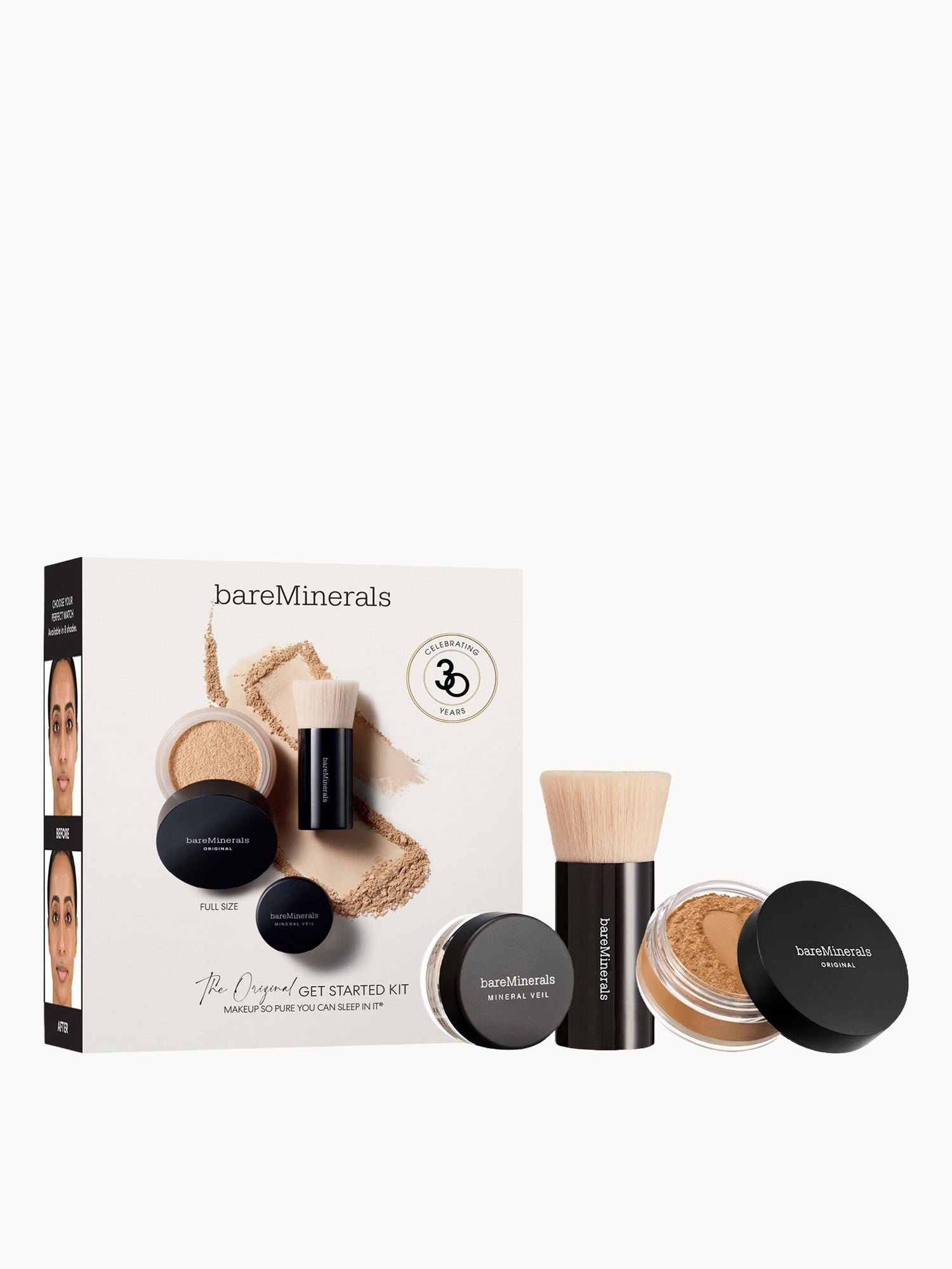 bareMinerals The ORIGINAL Get Started Kit 3-Piece Mineral Makeup Set (Various Shades)