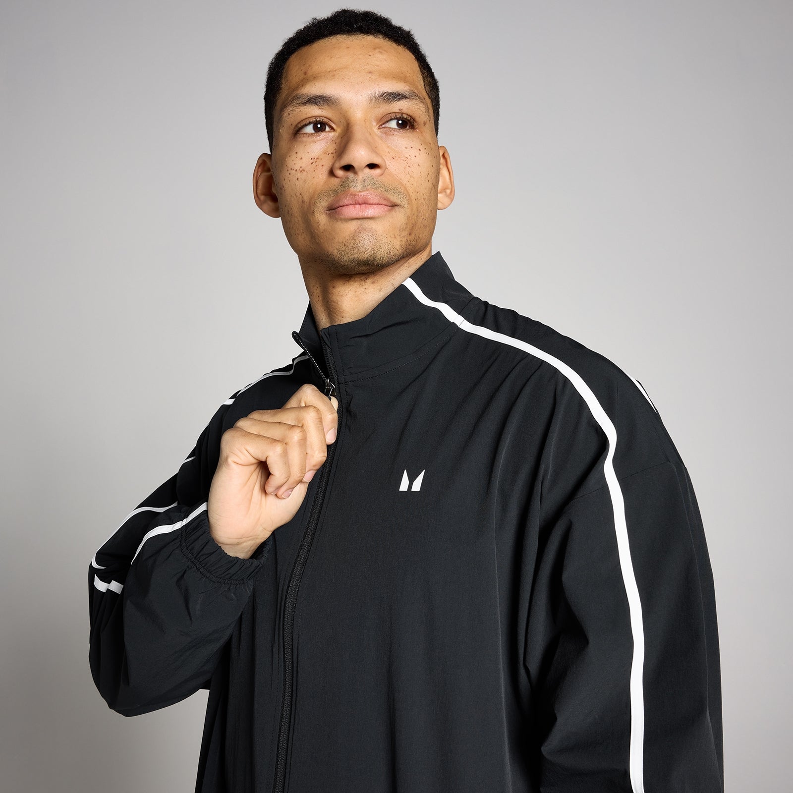 MP Men's Tempo Panel Woven Jacket - Black | Myprotein UK