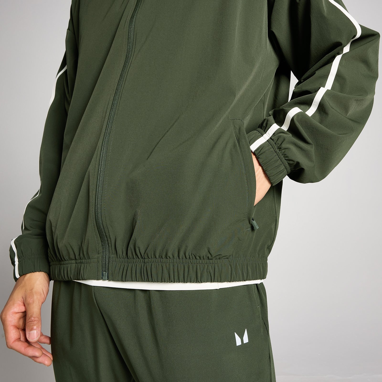 MP Men's Tempo Panel Woven Jacket - Forest Green | Myprotein UK MP Men's Tempo Panel Woven Jacket - Forest Green | Myprotein UK