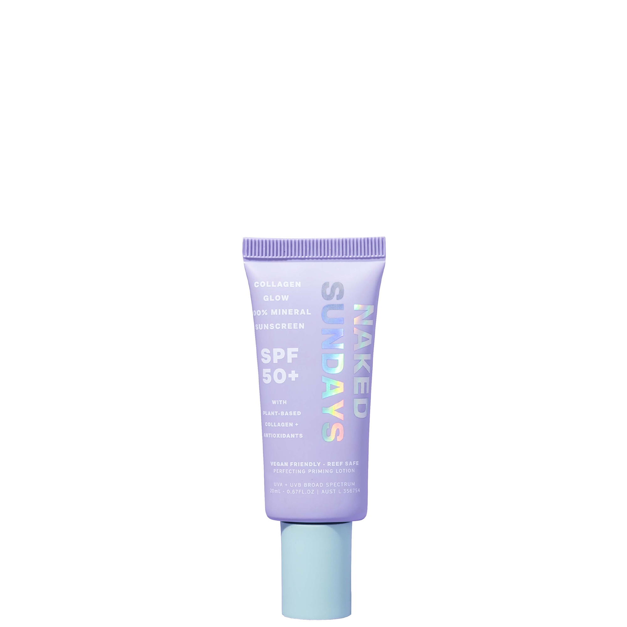cult Naked Sundays SPF50+ 100% Mineral Priming Lotion Sunscreen 20ml