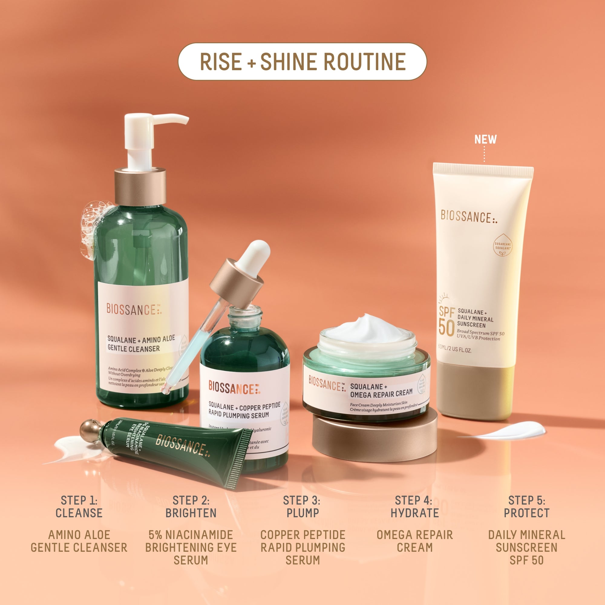 Squalane + Daily Mineral SPF 50 Sunscreen | Biossance