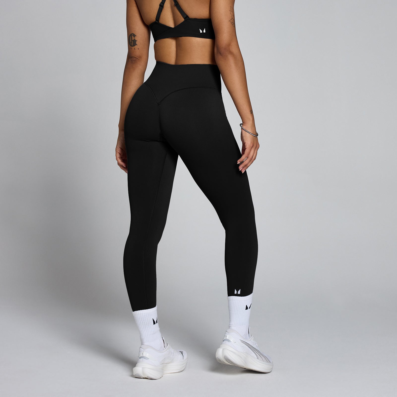 MP レディース シェイプ シームレス レギンス - ブラック | Myprotein