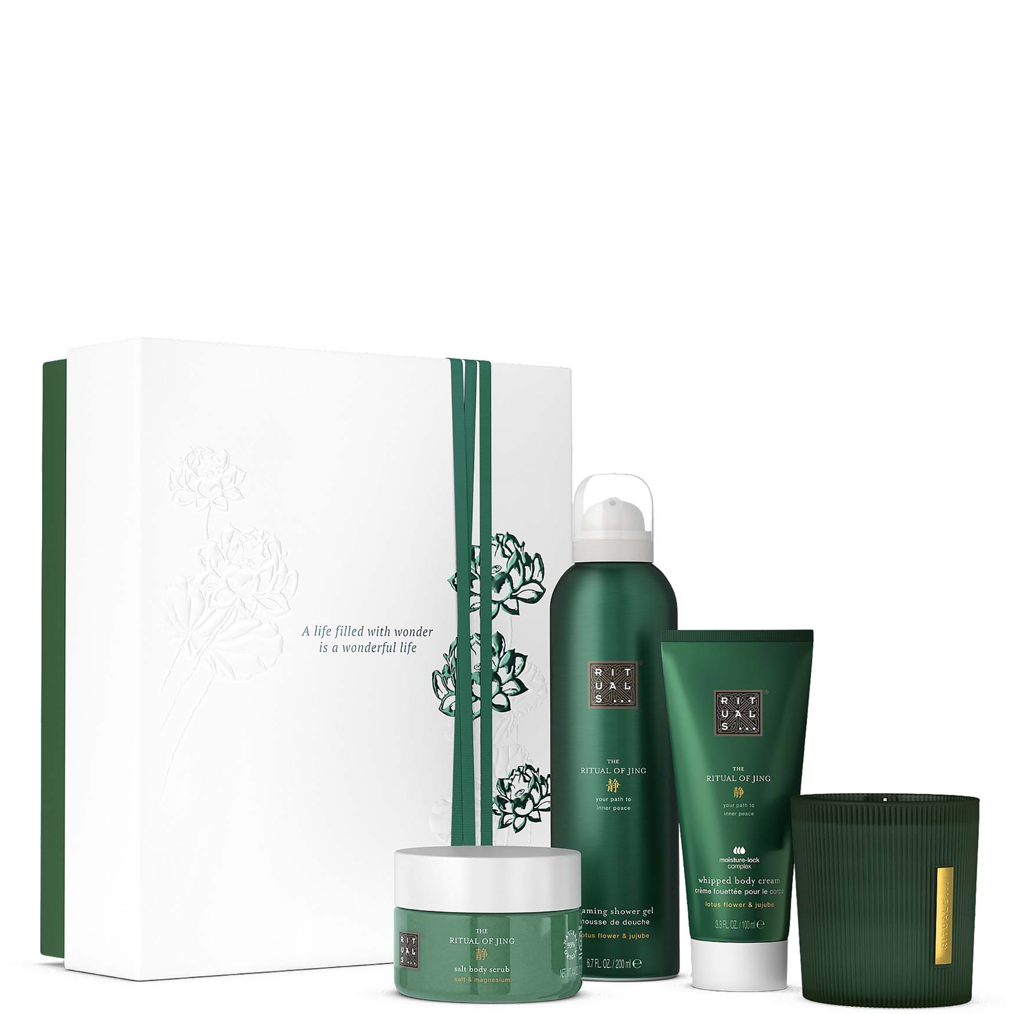 Rituals: RITUALS The Ritual of Jing Lotus Flower & Jujube Bath & Body Medium Gift Set (Worth £50.90)