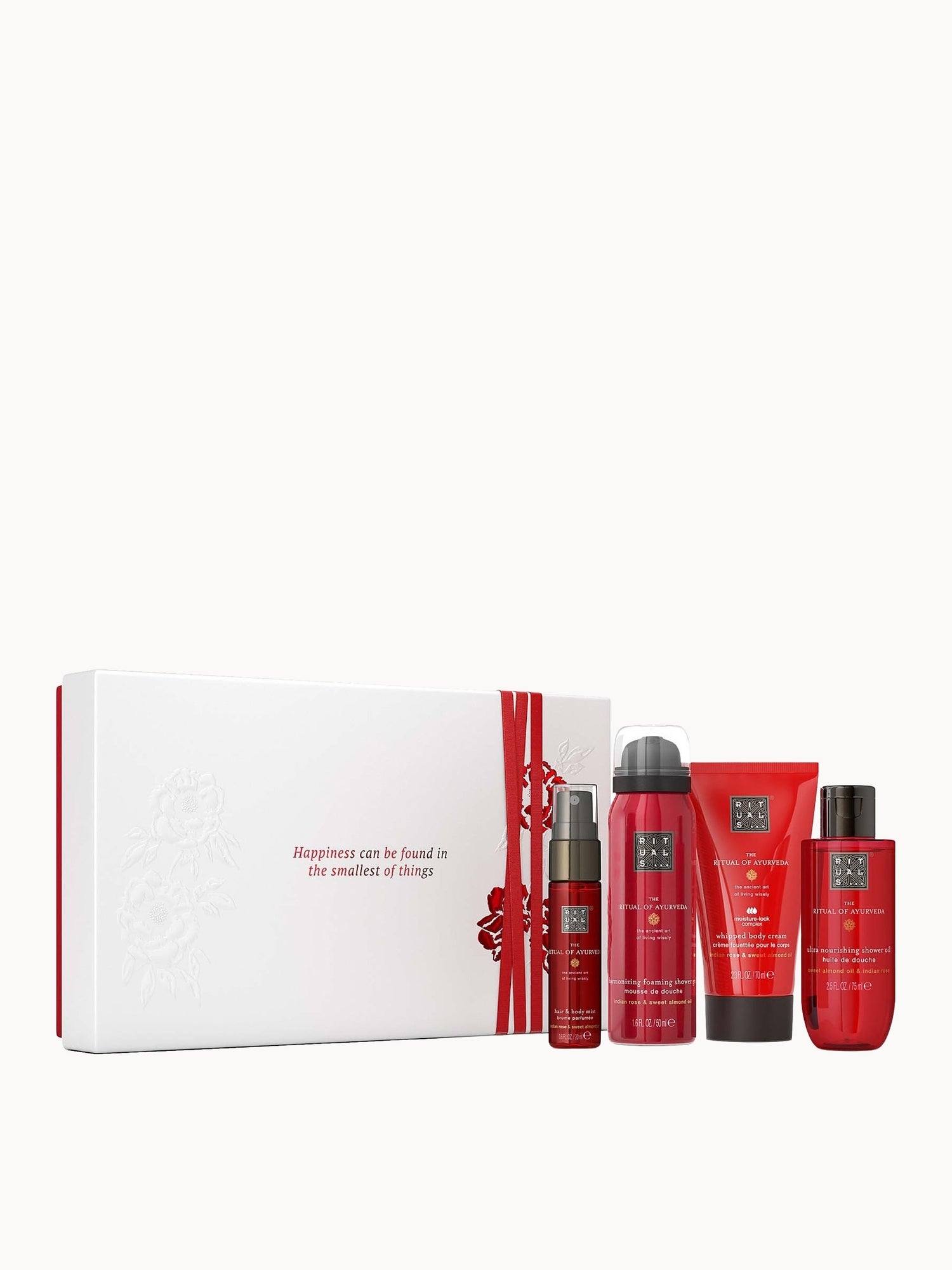 RITUALS The Ritual of Ayurveda Sweet Almond & Indian Rose Small Bath and Body Gift Set (Worth £31.20)