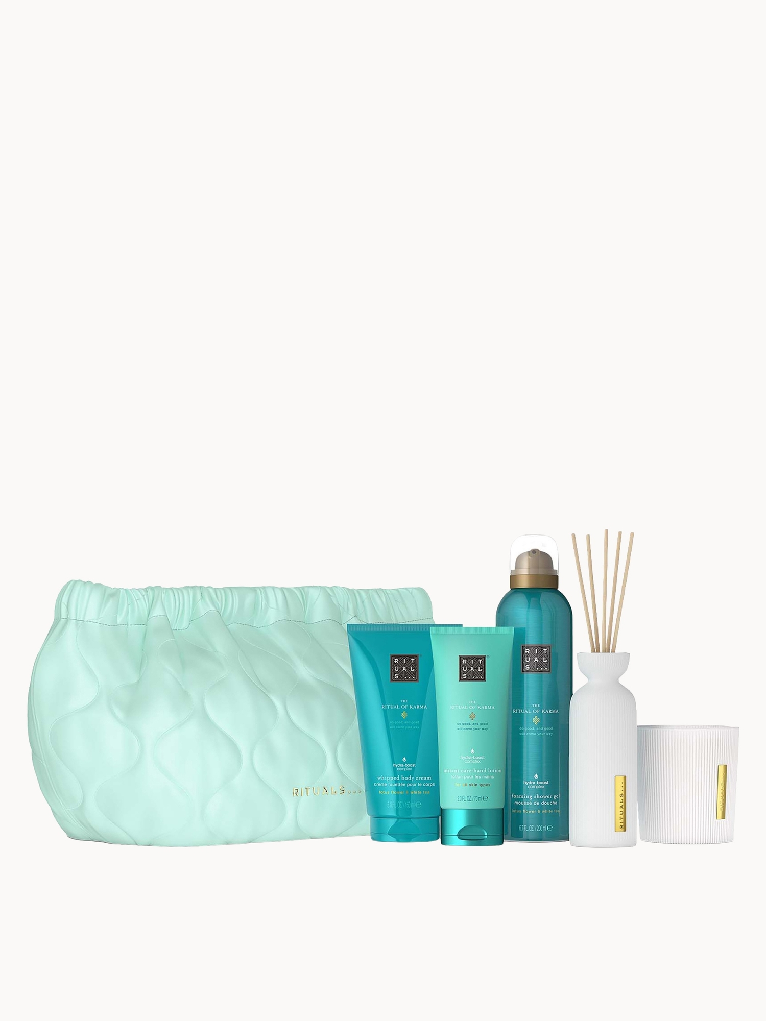 Rituals: RITUALS The Ritual of Karma Lotus Flower & White Tea Bath & Body Large Gift Set (Worth £98.60)