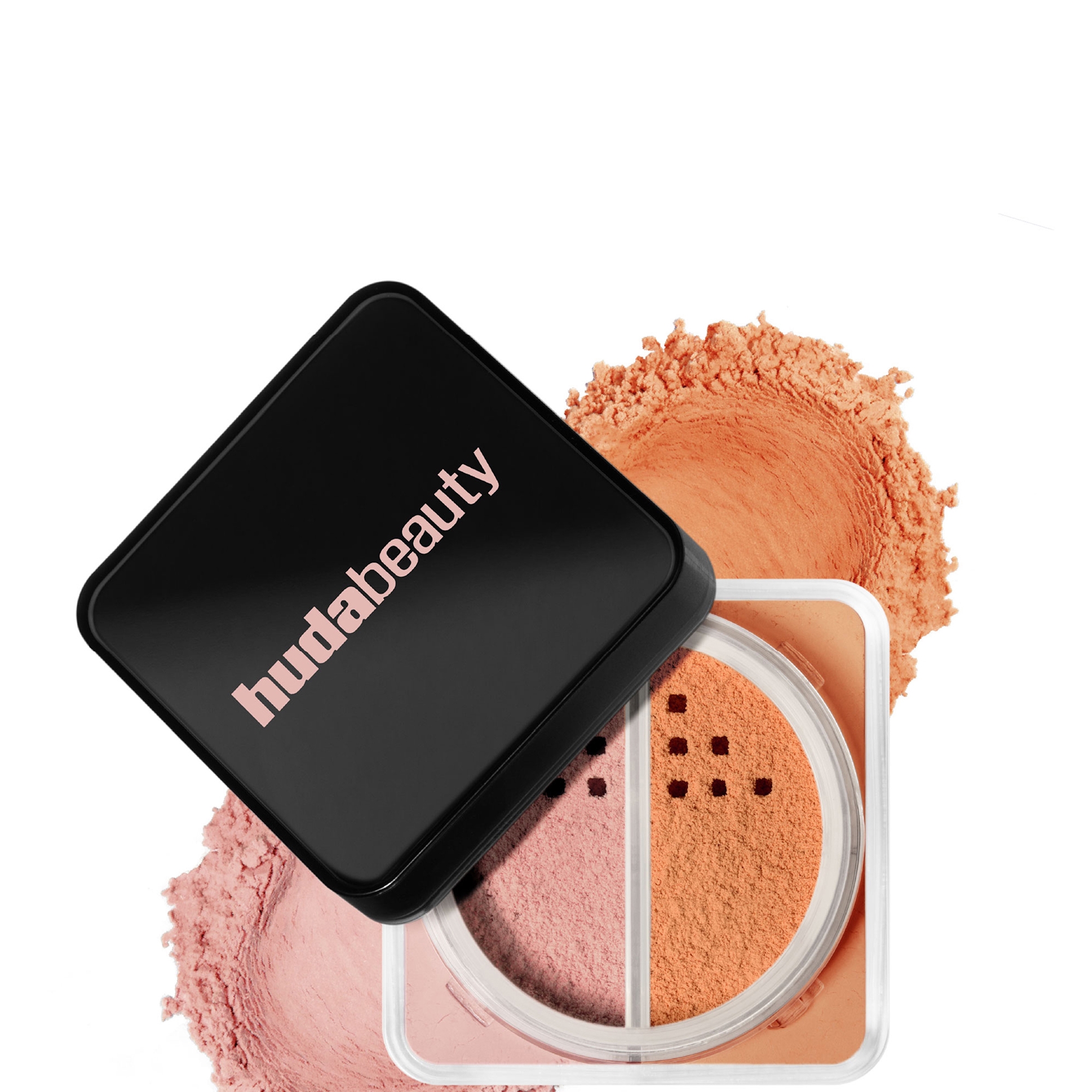 HUDA BEAUTY CHERRY PEACH パウダー HUDA BEAUTY Easy Bake Loose Powder Duo - Cherry Peach | Cult Beauty