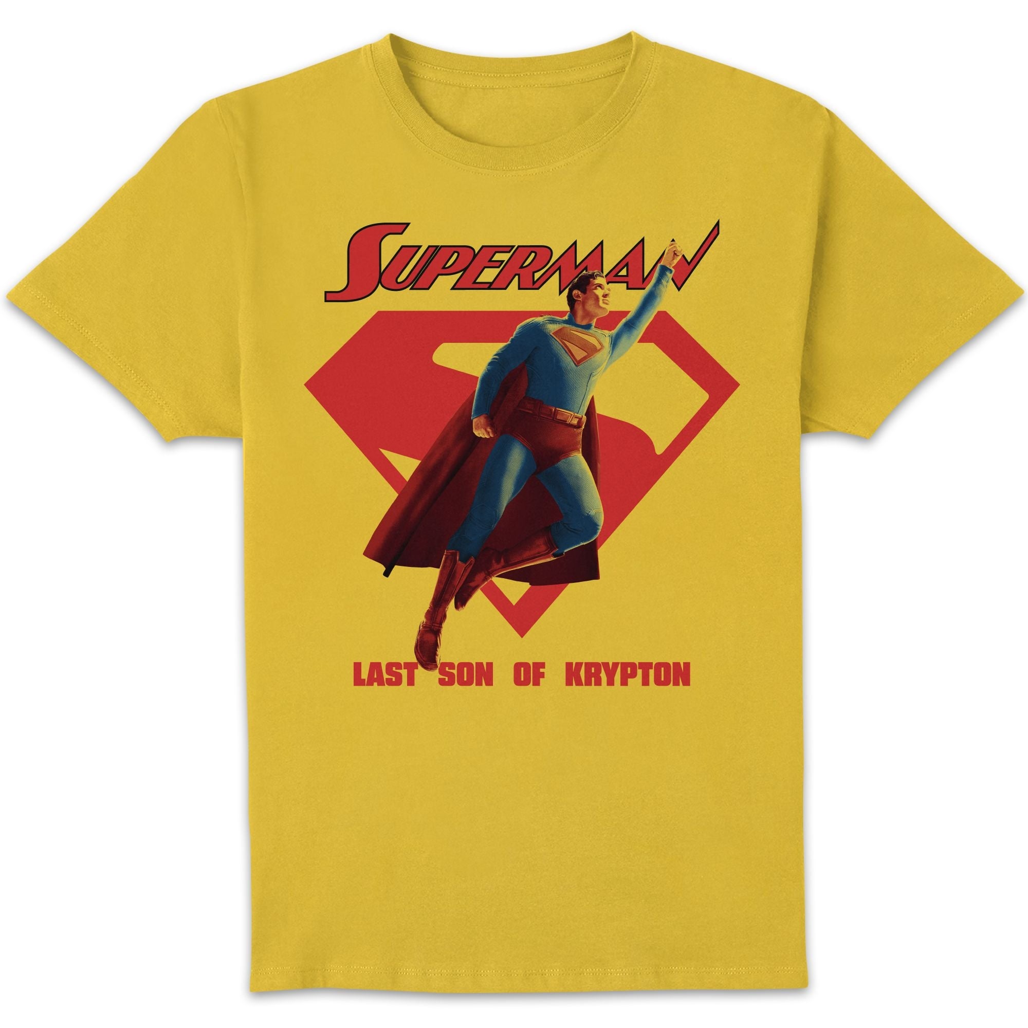 DC Comics Superman Comic Unisex T-Shirt - Yellow - S