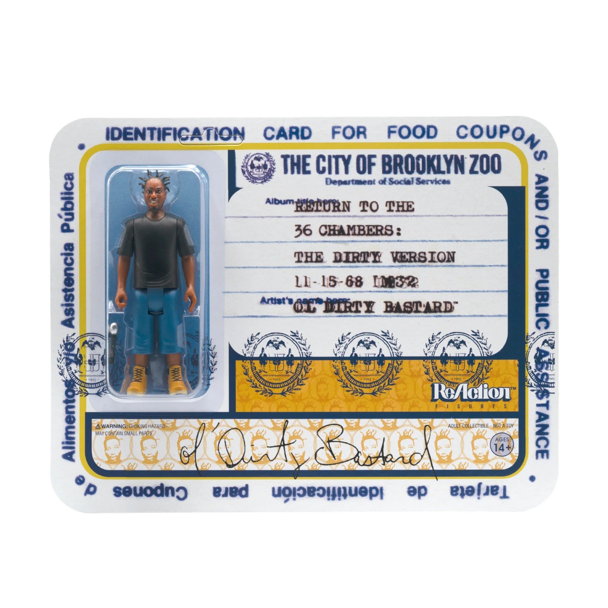 Super7 Ol' Dirty Bastard Reaction Figure | Zavvi UK