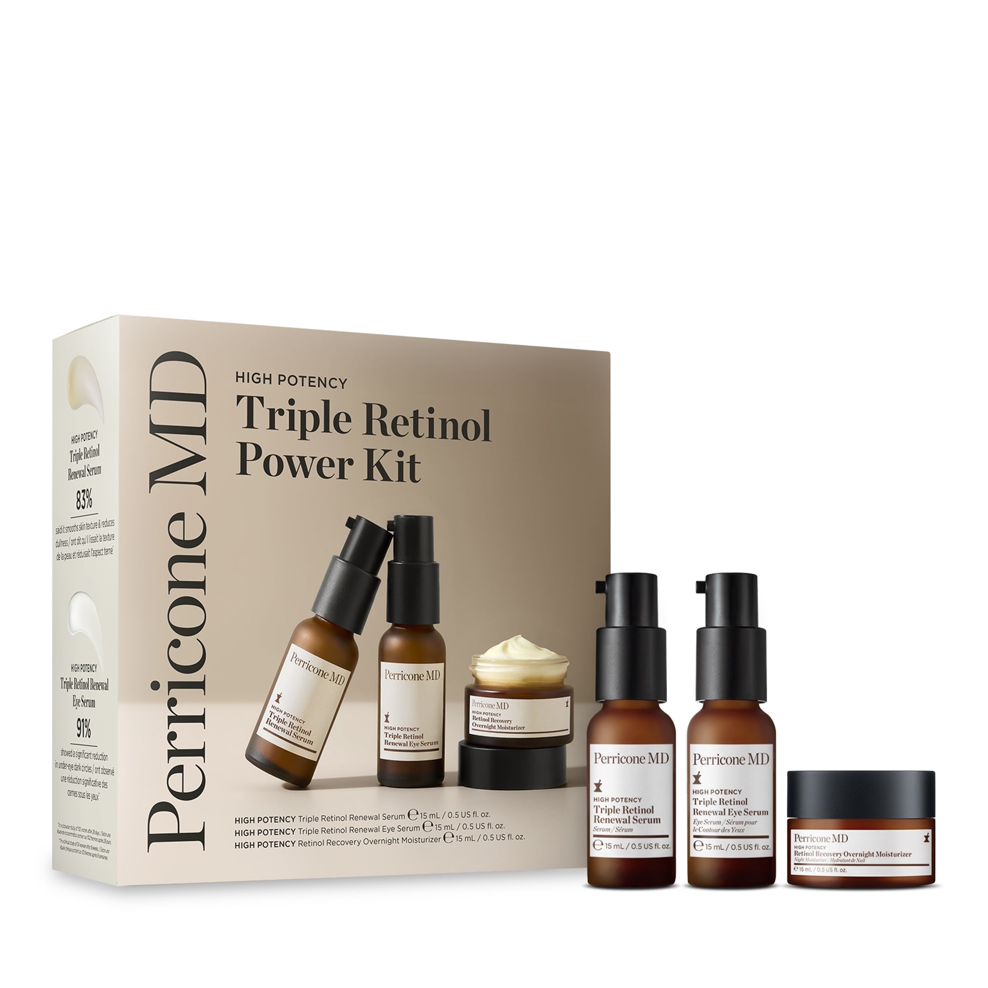 High Potency Triple Retinol Power Kit | Perricone MD