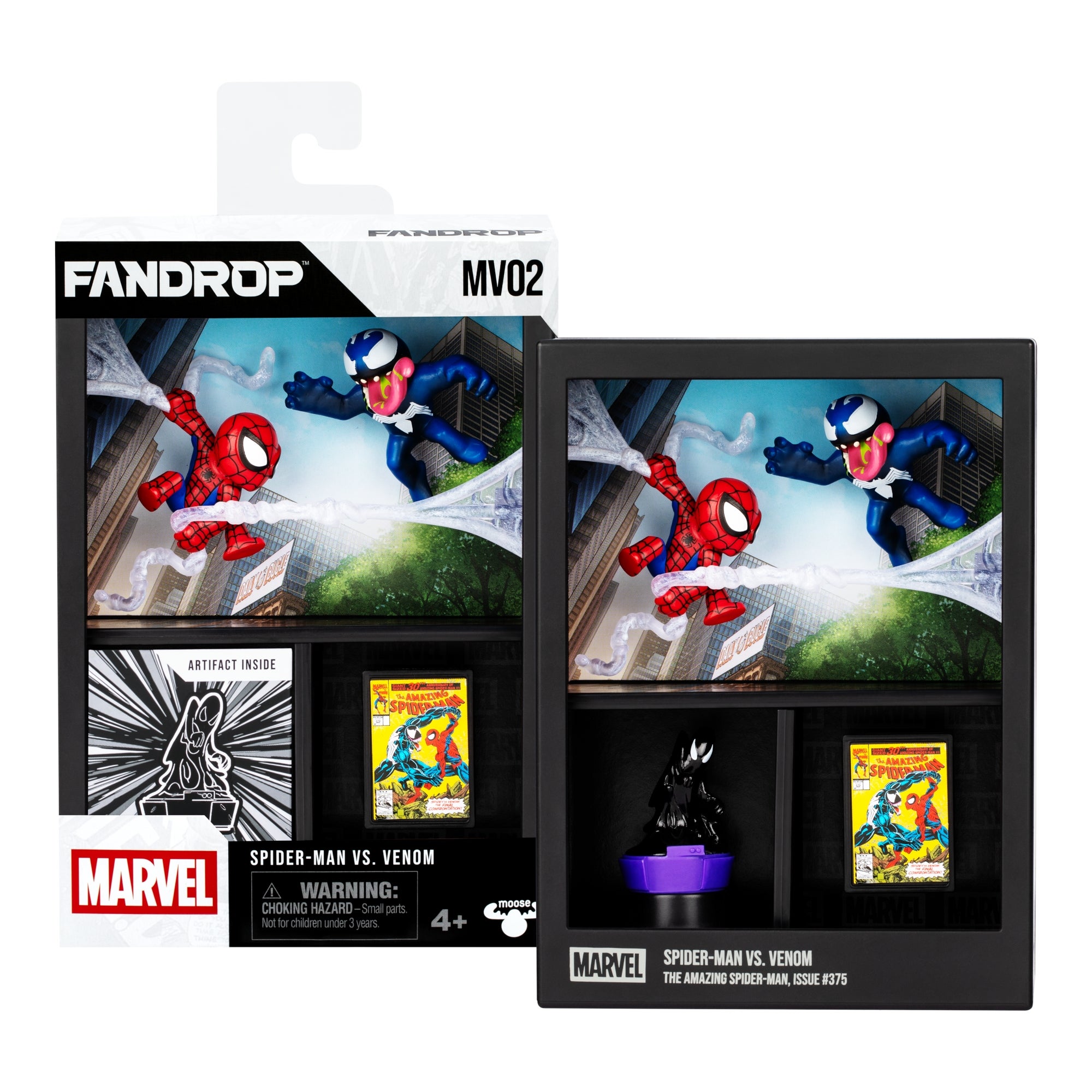 Fandrop Marvel Wave 1 Figure 2 Pack Spider-Man Vs Venom | Zavvi UK