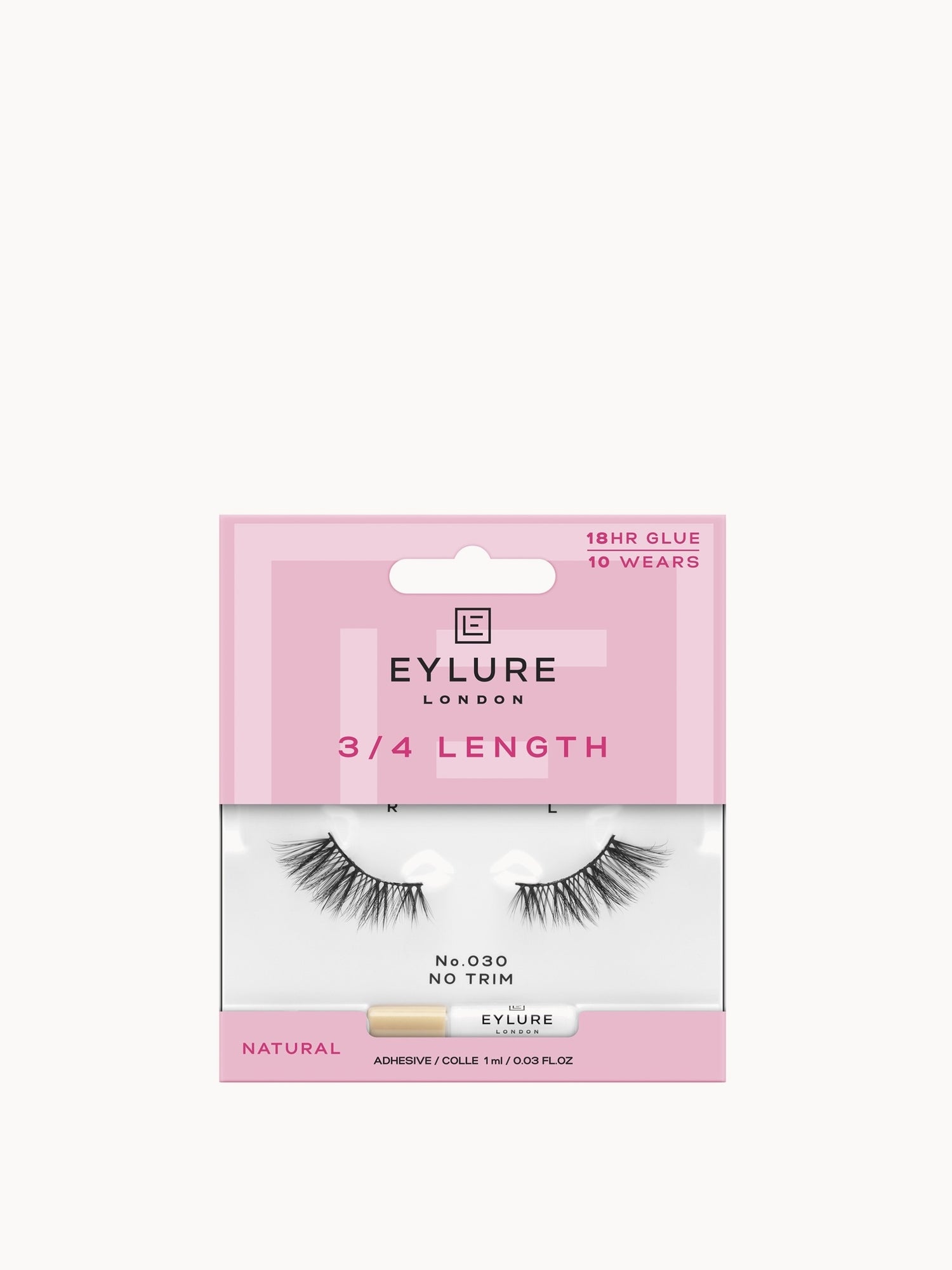 Eylure False Lashes 3/4 Length No.030