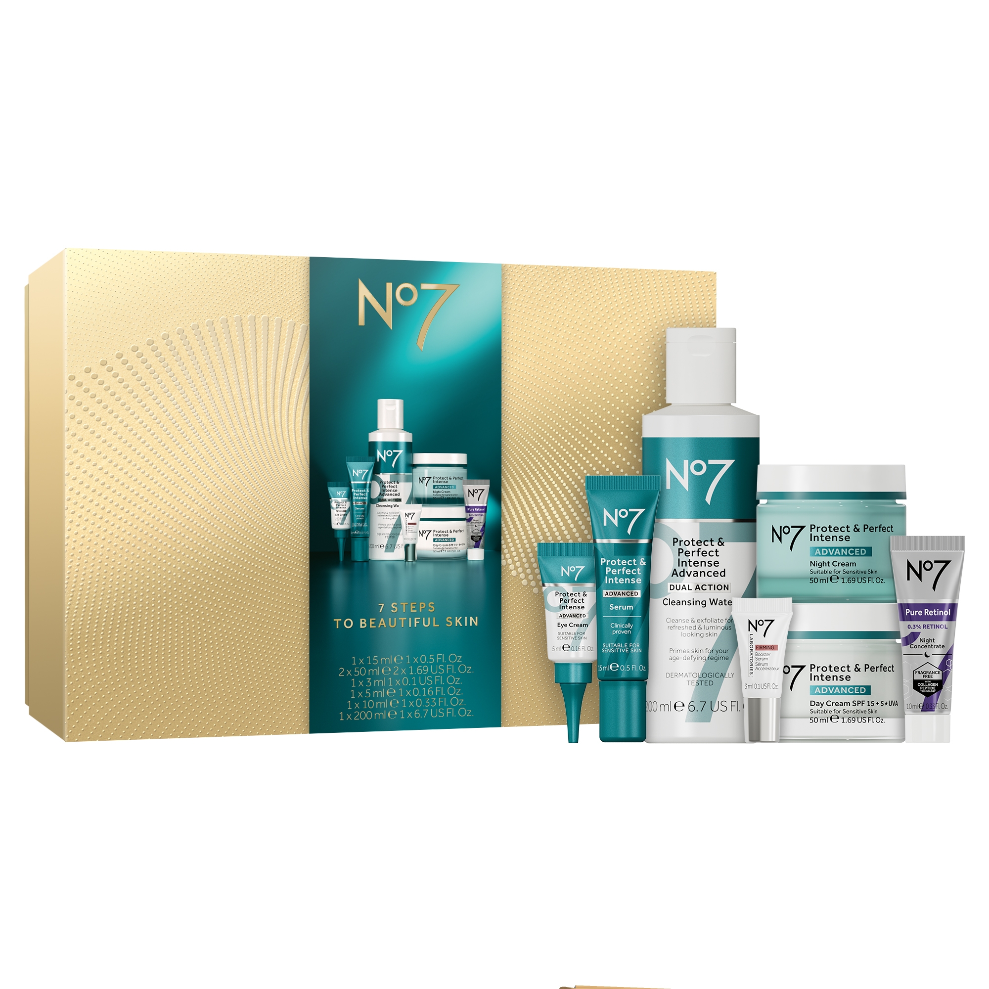 ⭐︎UK限定品⭐︎No7 Retinol Sleep Collection No7 Retinol Sleep Collection 5 Piece Gift Set, the Ultimate