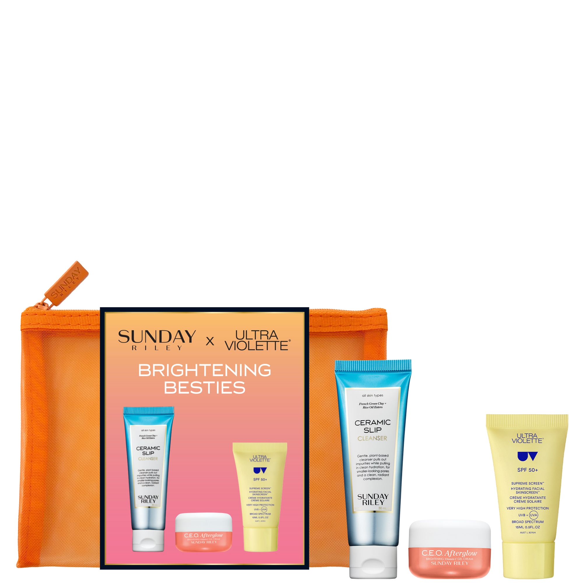 Medik8、Sunday Riley 、KateSomervilleまとめ売り Sunday Riley x Ultra Violette: Brightening Besties Kit | Cult Beauty