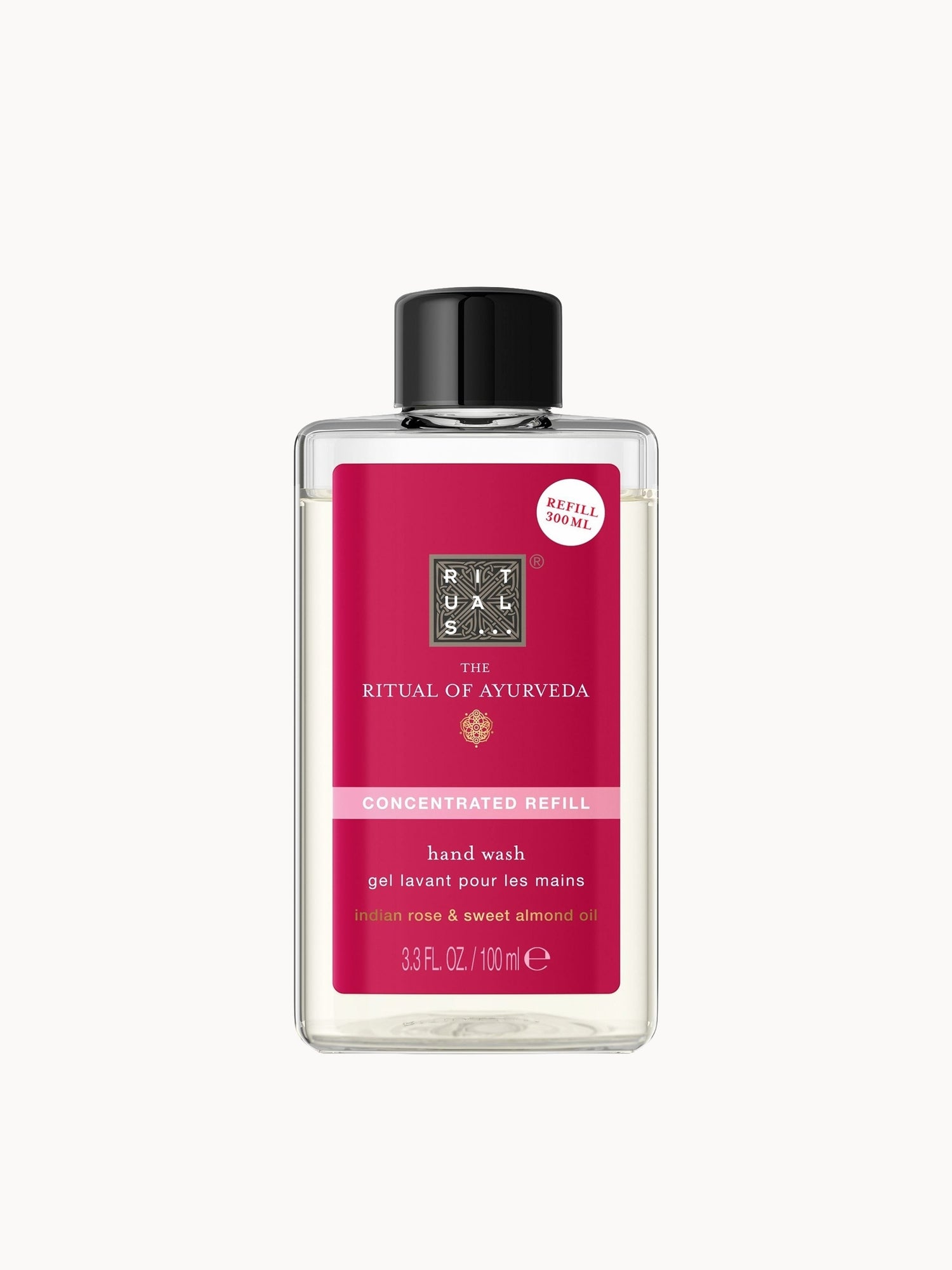 Rituals The Ritual of Ayurveda Indian Rose & Sweet Almond Oil Refill Hand Wash 600ml