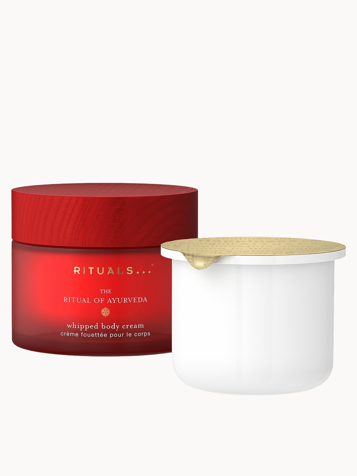 Rituals The Ritual of Ayurveda Indian Rose & Sweet Almond Whipped Body Cream Refill 220ml