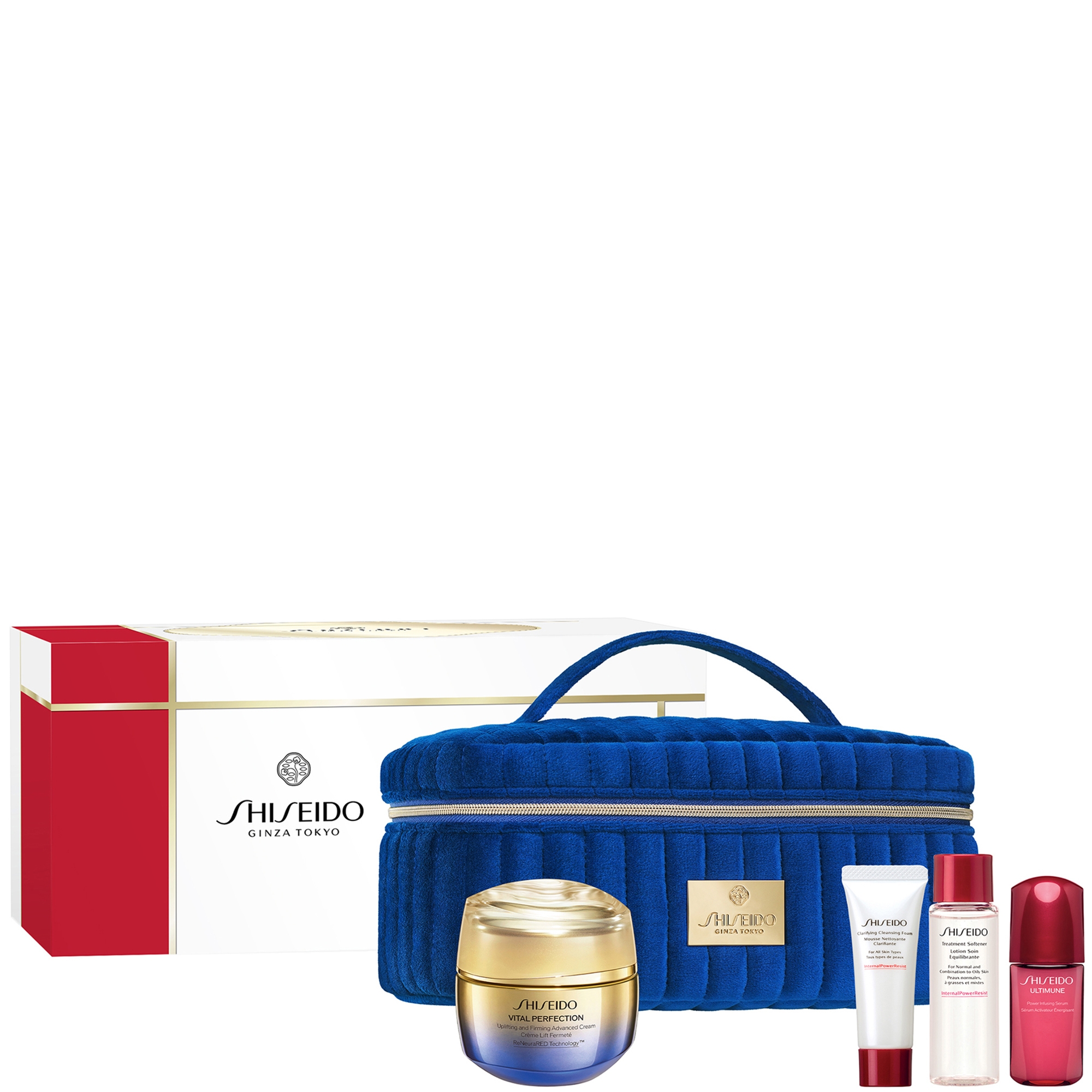 Shiseido Vital Perfection Advanced Holiday Pouch Set (Worth £144