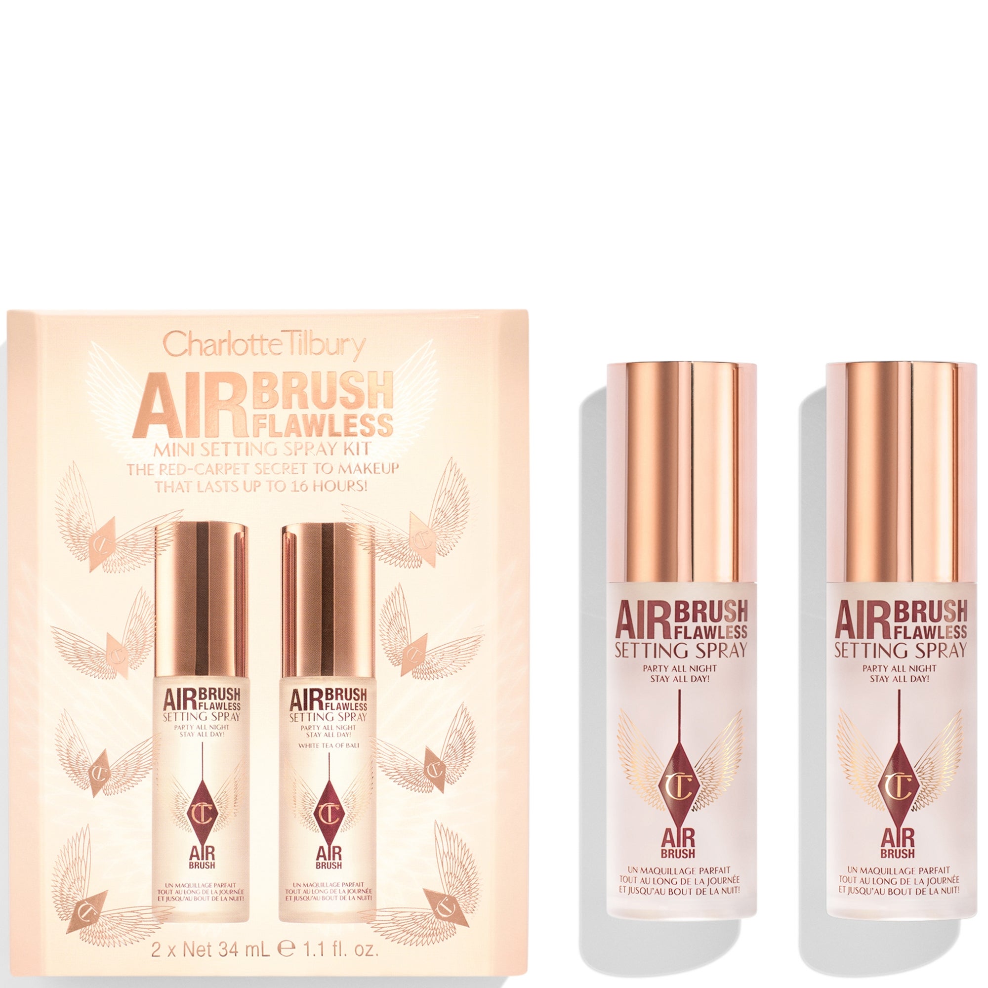 Charlotte Tilbury Airbrush Flawless Setting Spray Kit | Cult Beauty