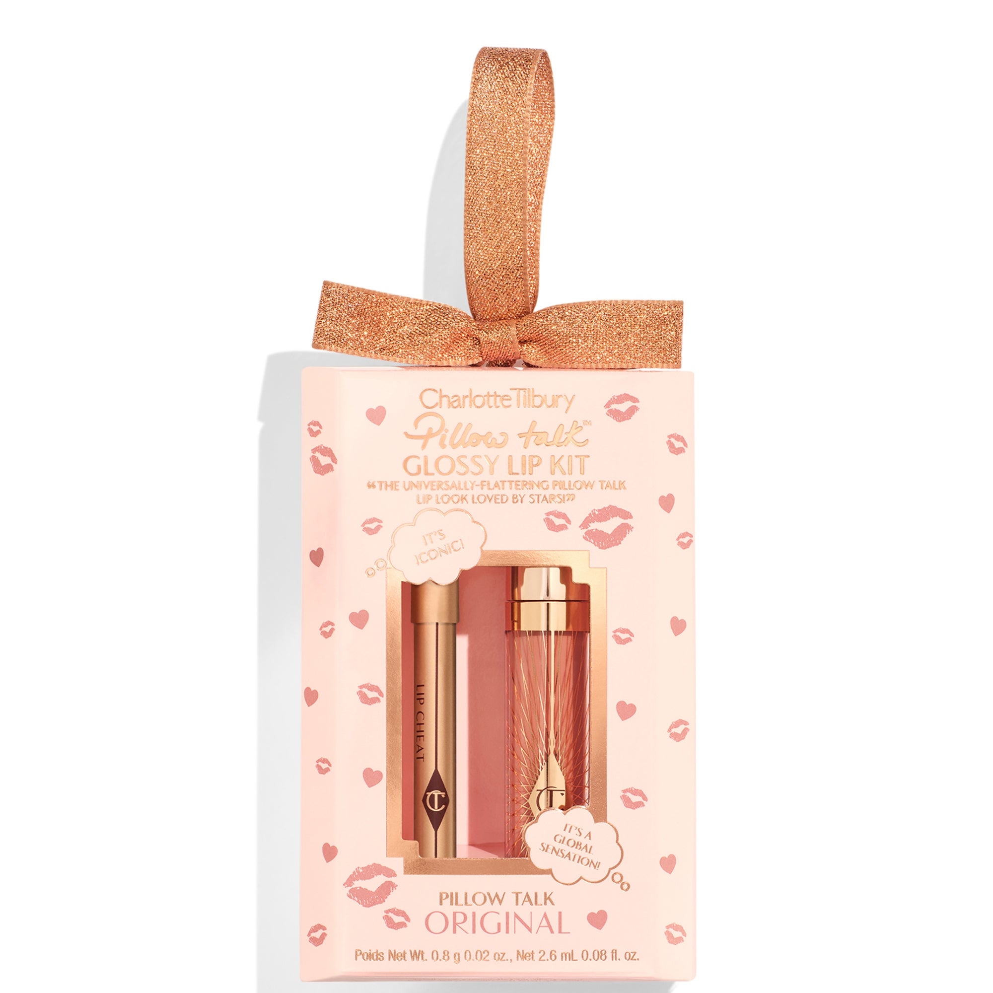 Charlotte Tilbury Pillow Talk Fair Mini Glossy Lips Duo | Cult Beauty