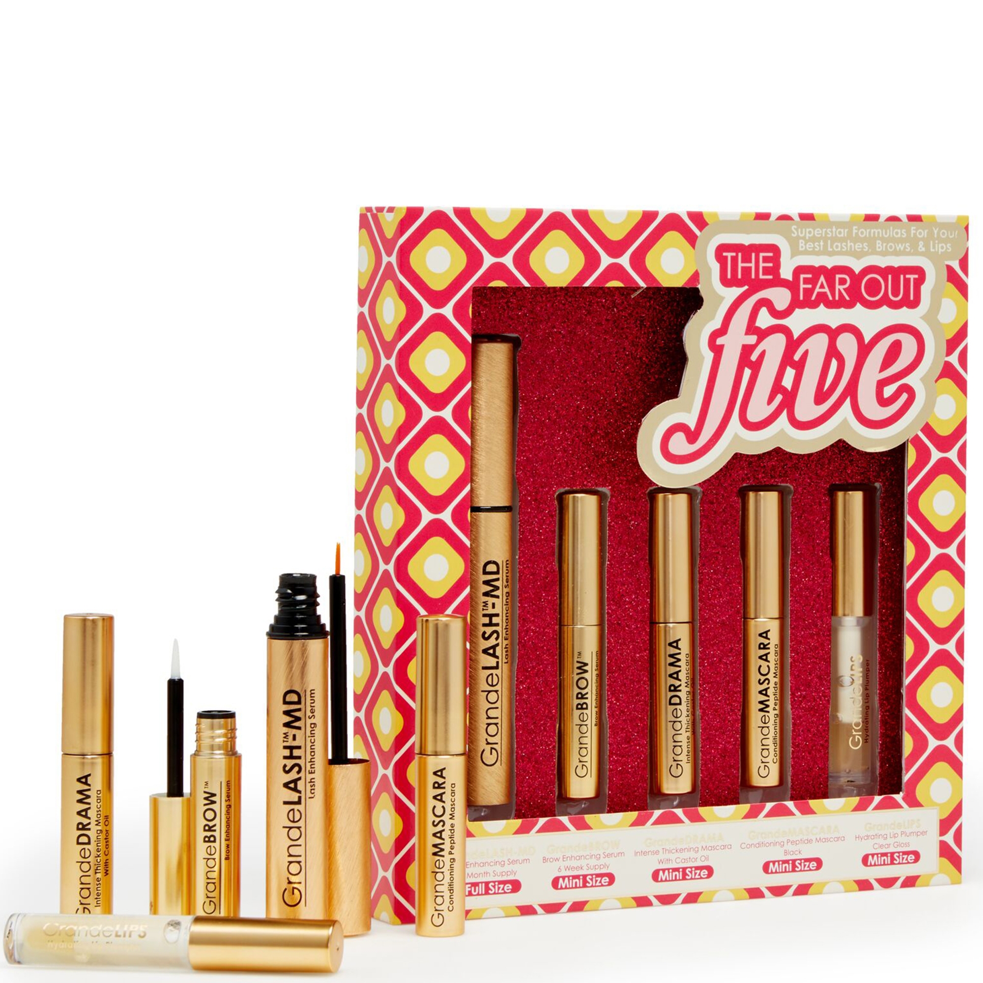 GRANDE Cosmetics The Far Out Five National Holiday Kit 2025 ($116