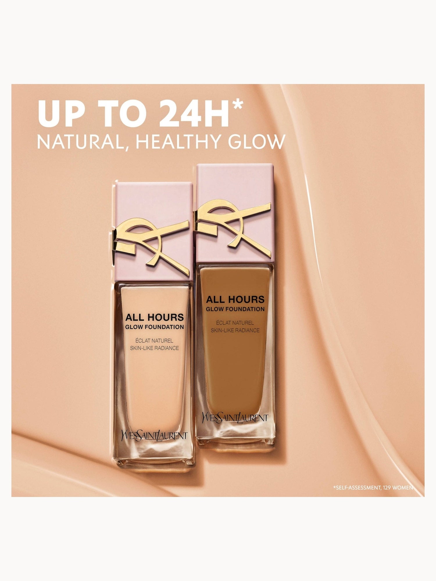 YSL All Hours Glow Foundation MN4 VNS | LOOKFANTASTIC