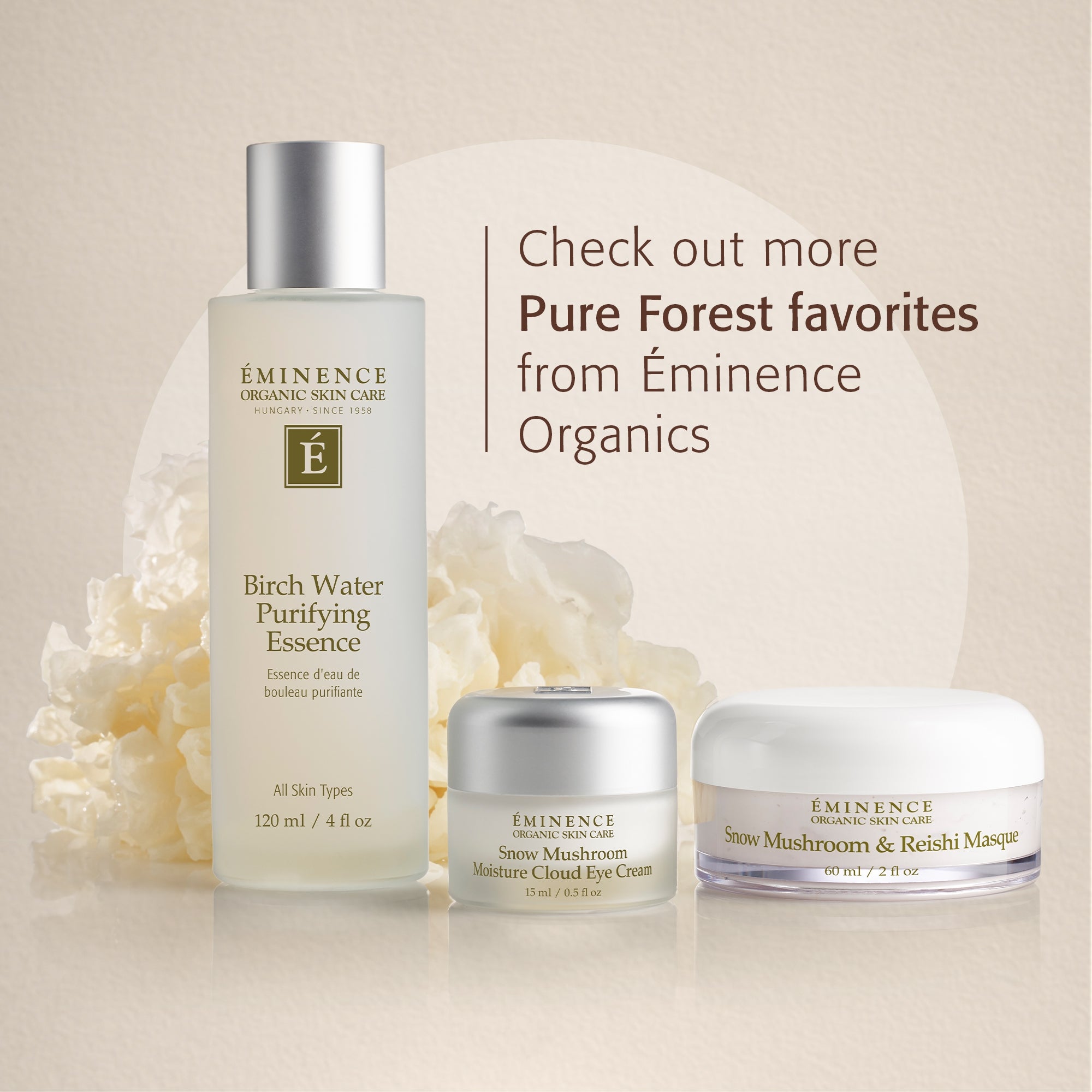 Eminence Organic Skin Care Tulsi & Snow Mushroom Cleansing Milk