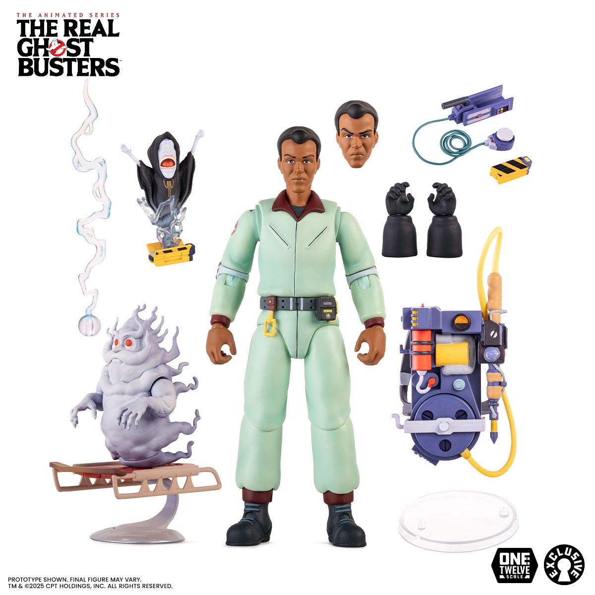 MONDO The Real Ghostbusters: Winston Zeddemore 1/12 Figure | Zavvi UK
