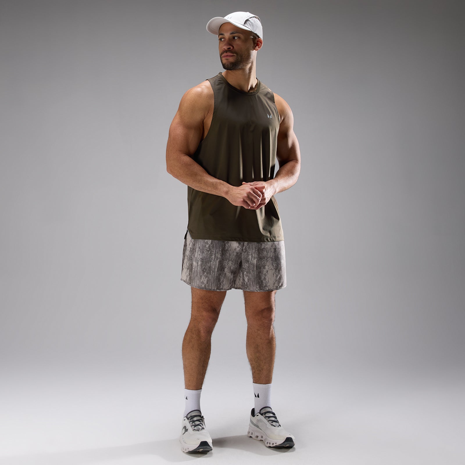 MP Heren Velocity Ultra Naadloze Singlet - Gewassen Zwart