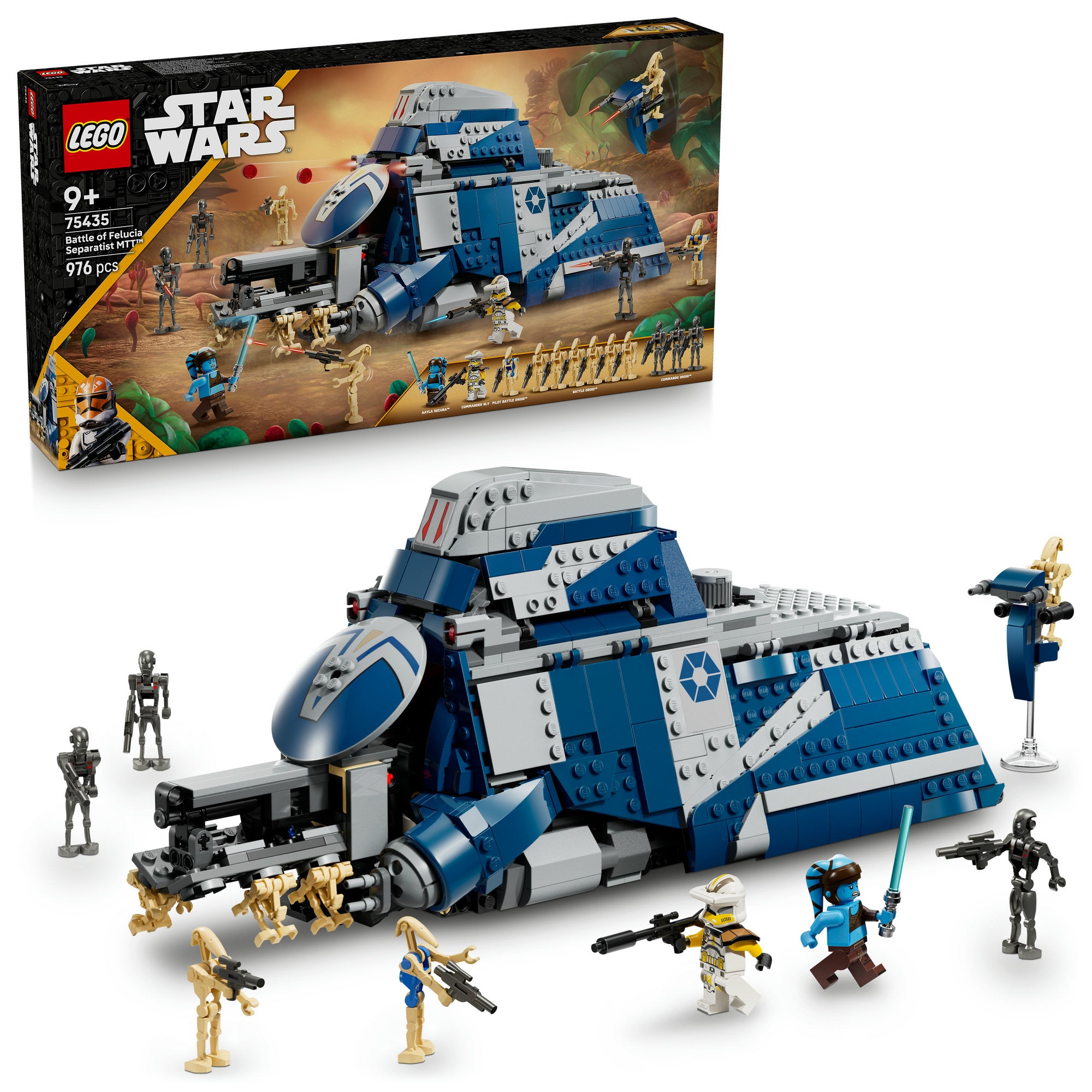 LEGO Star Wars Battle of Felucia Separatist MTT Set 75435 | Zavvi UK