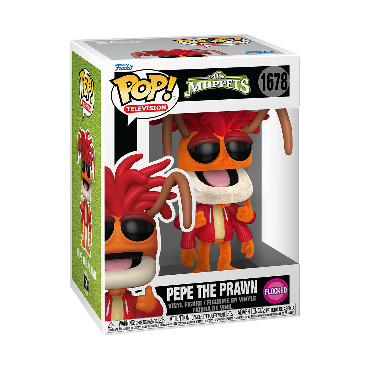 The Muppets Pepe the Prawn (Flocked) Funko POP Vinyl | Zavvi UK