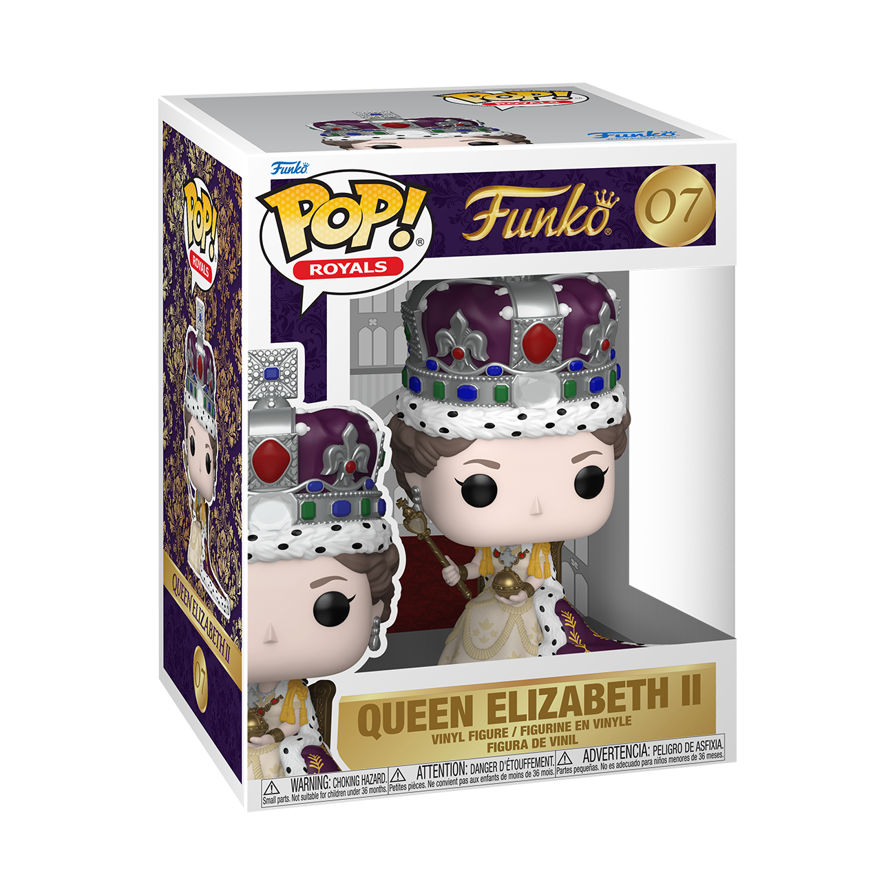 POP! Premium: QEII 100th – Queen Elizabeth II (Coronation) Funko