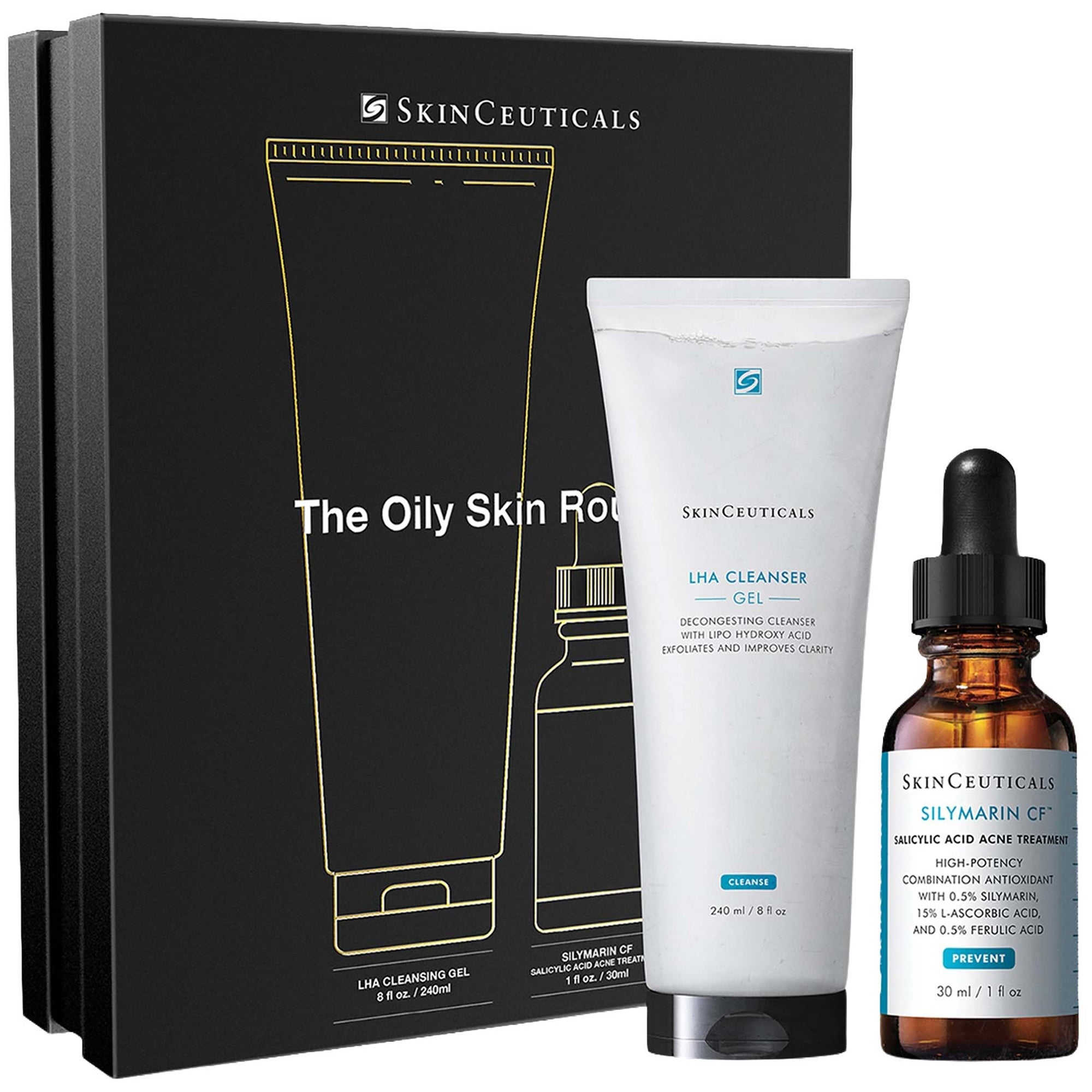 lipo-hydroxy acid and vitamin c SkinCeuticals Oily Skin Routine (Worth $230)