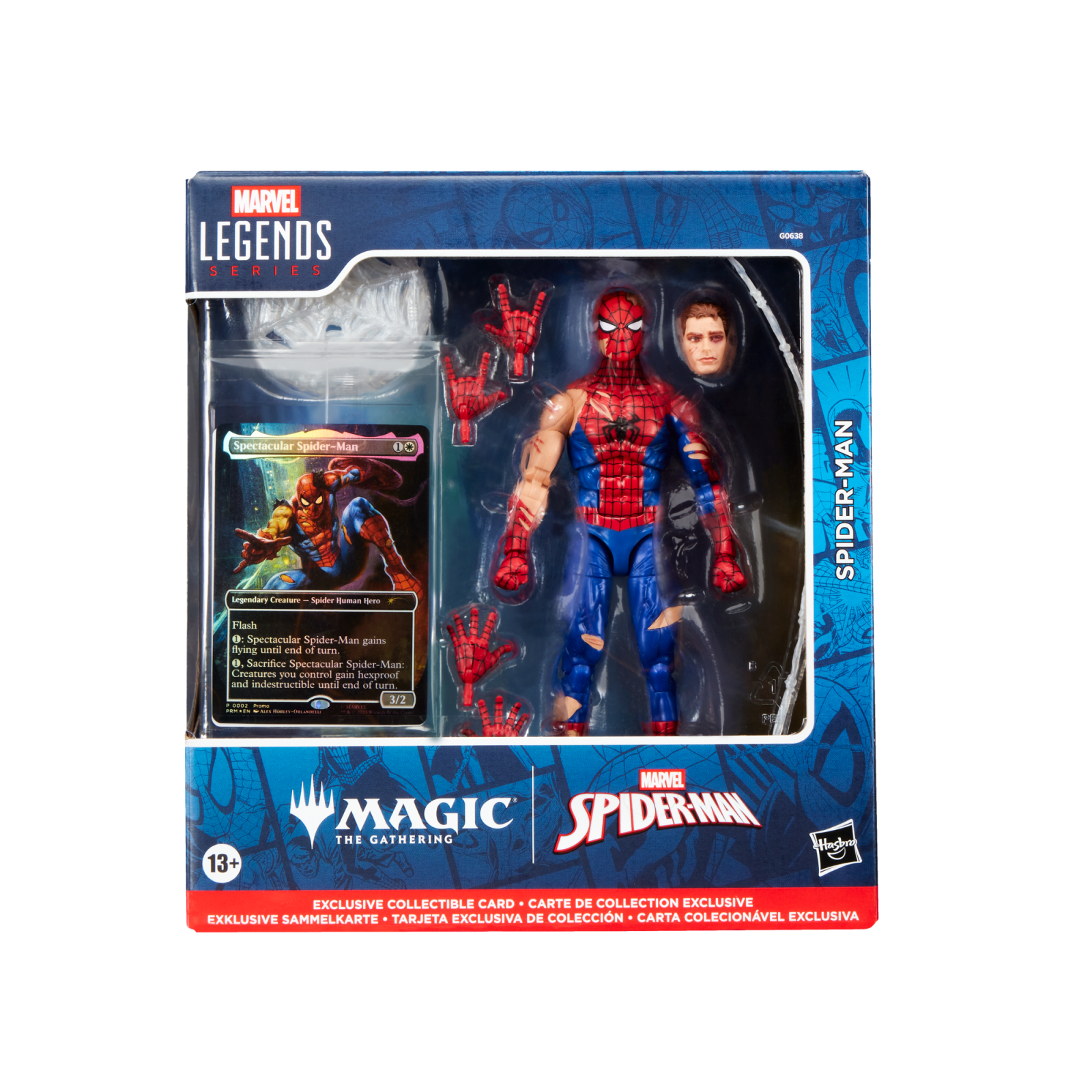 Hasbro Marvel Legends Spider-Man x Magic: The Gathering Man Wolf 6