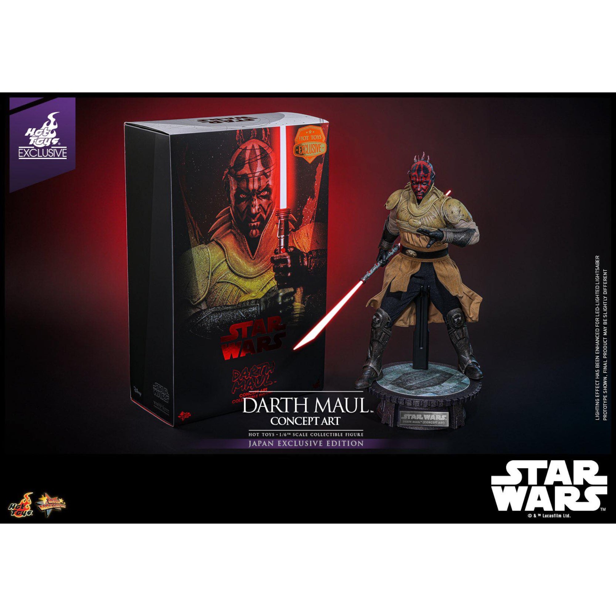 Hot Toys Star Wars Episode I Darth Maul 1/6th Scale Poseable