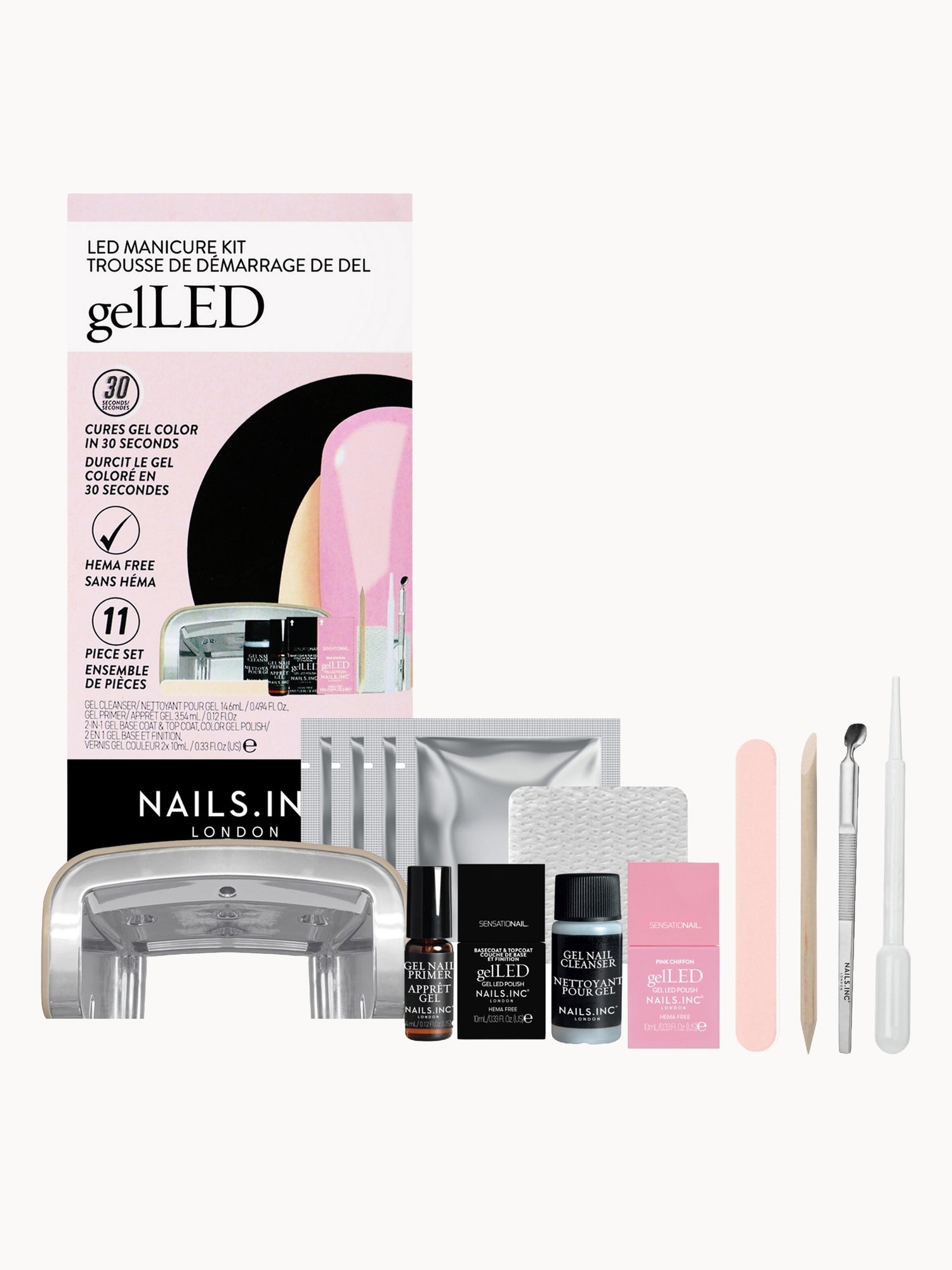 Nails Inc.  Full Size Lamp Starter Kit