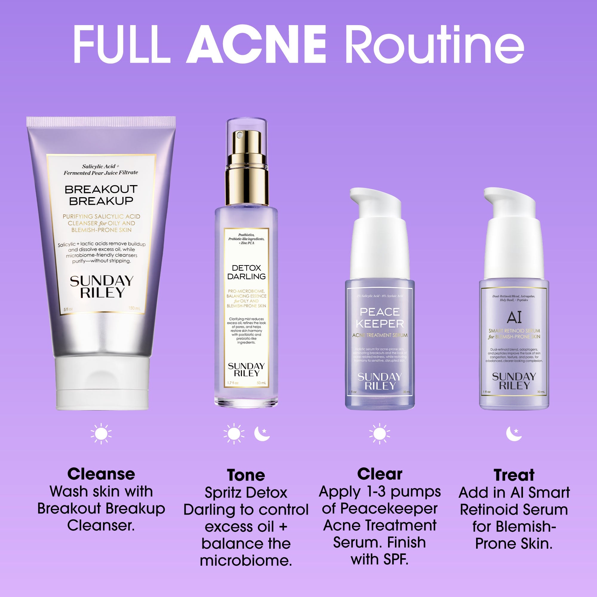 Sunday Riley Peacekeeper Azaleic and Salicylic Acid Acne Treatment