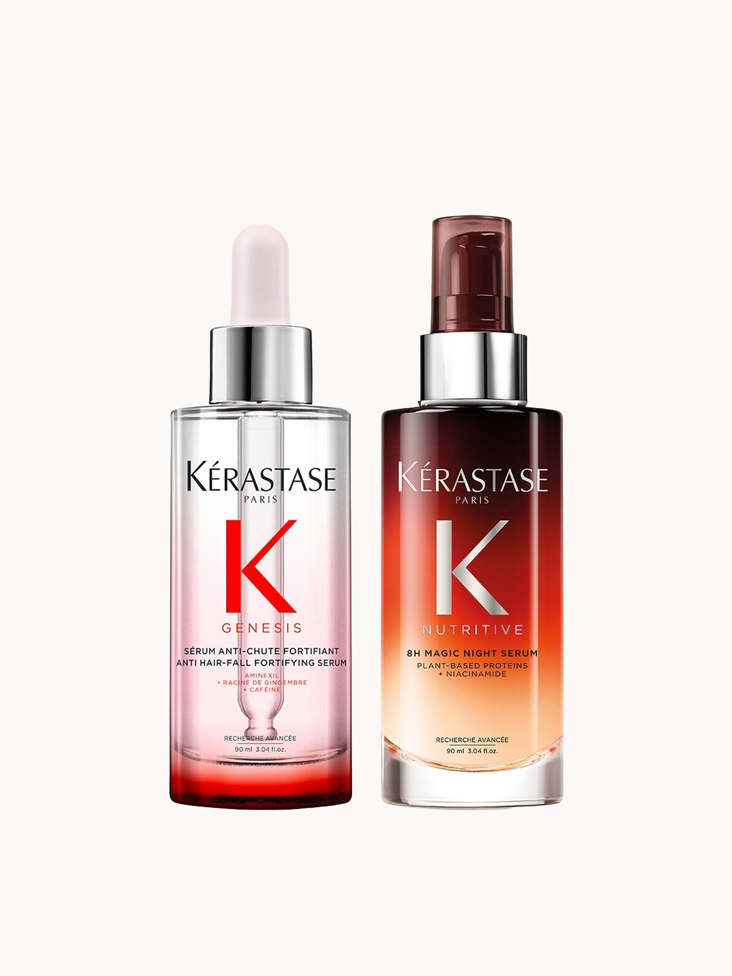 Kérastase Magic Power Duo, Genesis Anti-Chute Fortifiant Serum 90ml and Nutritive 8H Night Serum 90ml