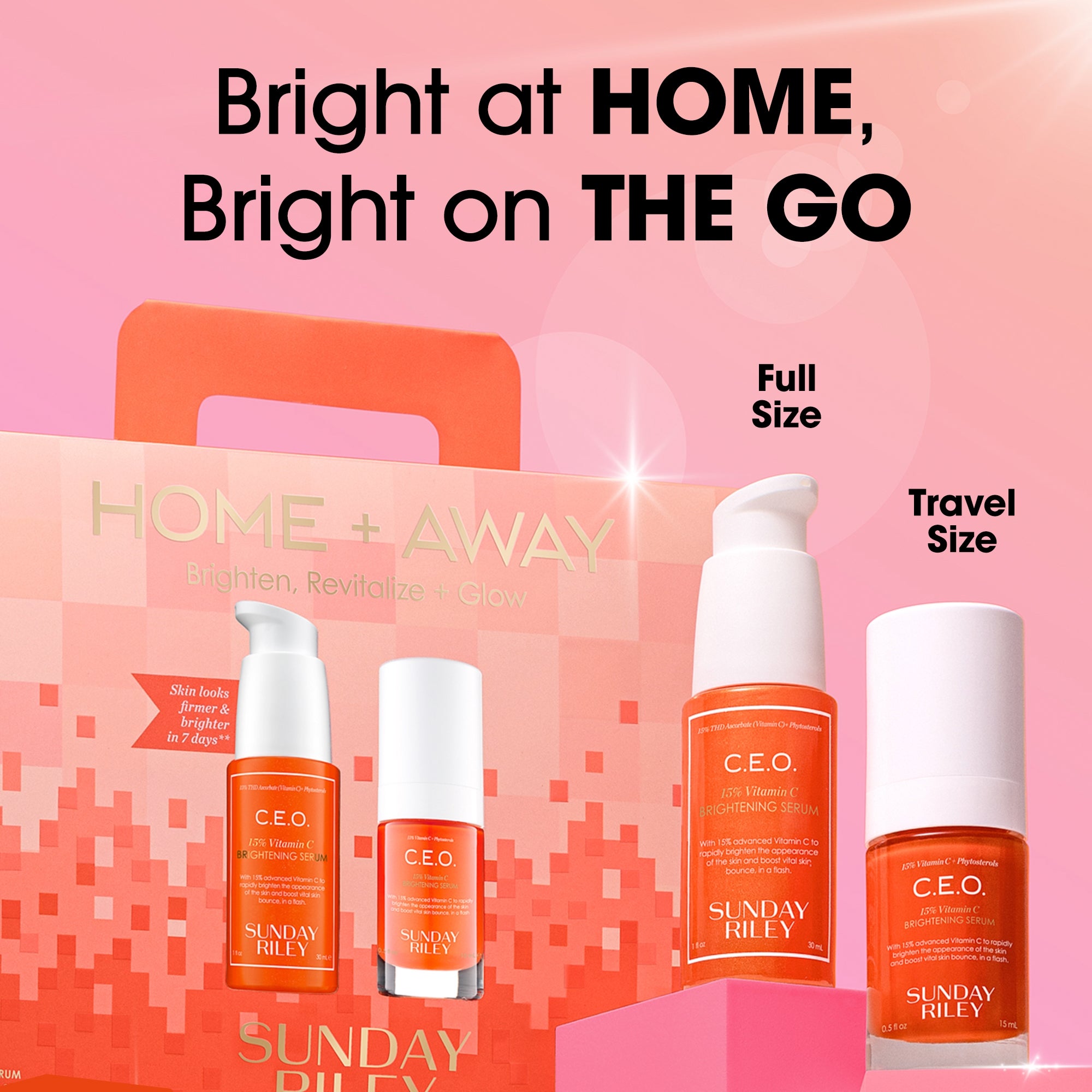 Sunday Riley CEO home + away | Dermstore